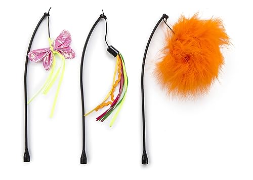 Smartykat Replacement Wand For Use With Petlinks Wild Thing, Smartykat Twirly Top, Petlinks Dizzy Thing. Medium