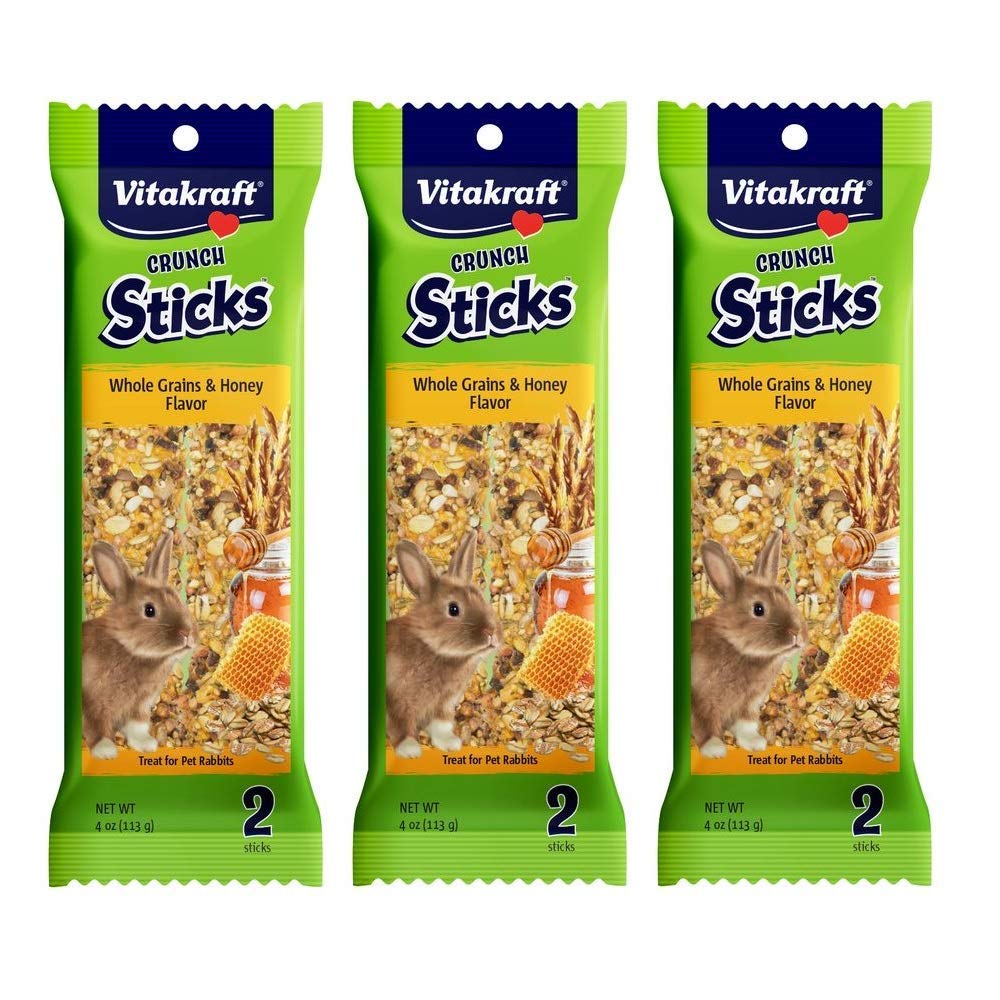 Vitakraft Honey Sticks For Rabbits 2 Pack - Pack Of 4