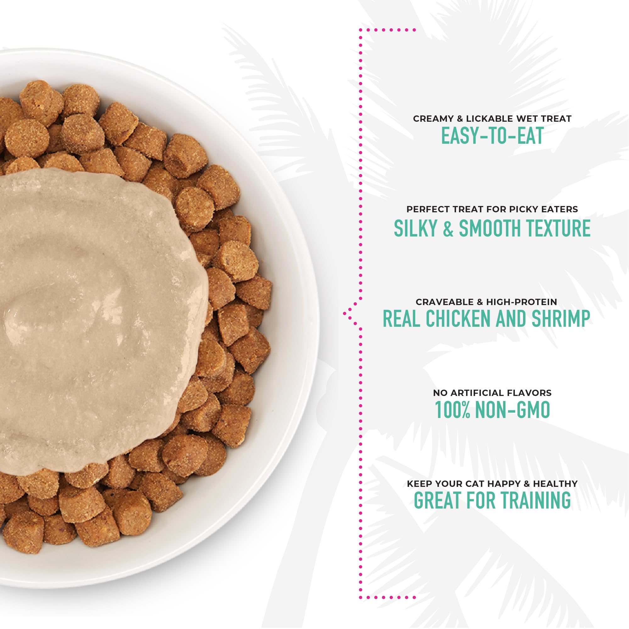Tiki Cat Stix Mousse Treats, Single Serve Indulgent Lickable Treat or Dry Food Topper, Chicken and Shrimp in Creamy Gravy, 0.5 o