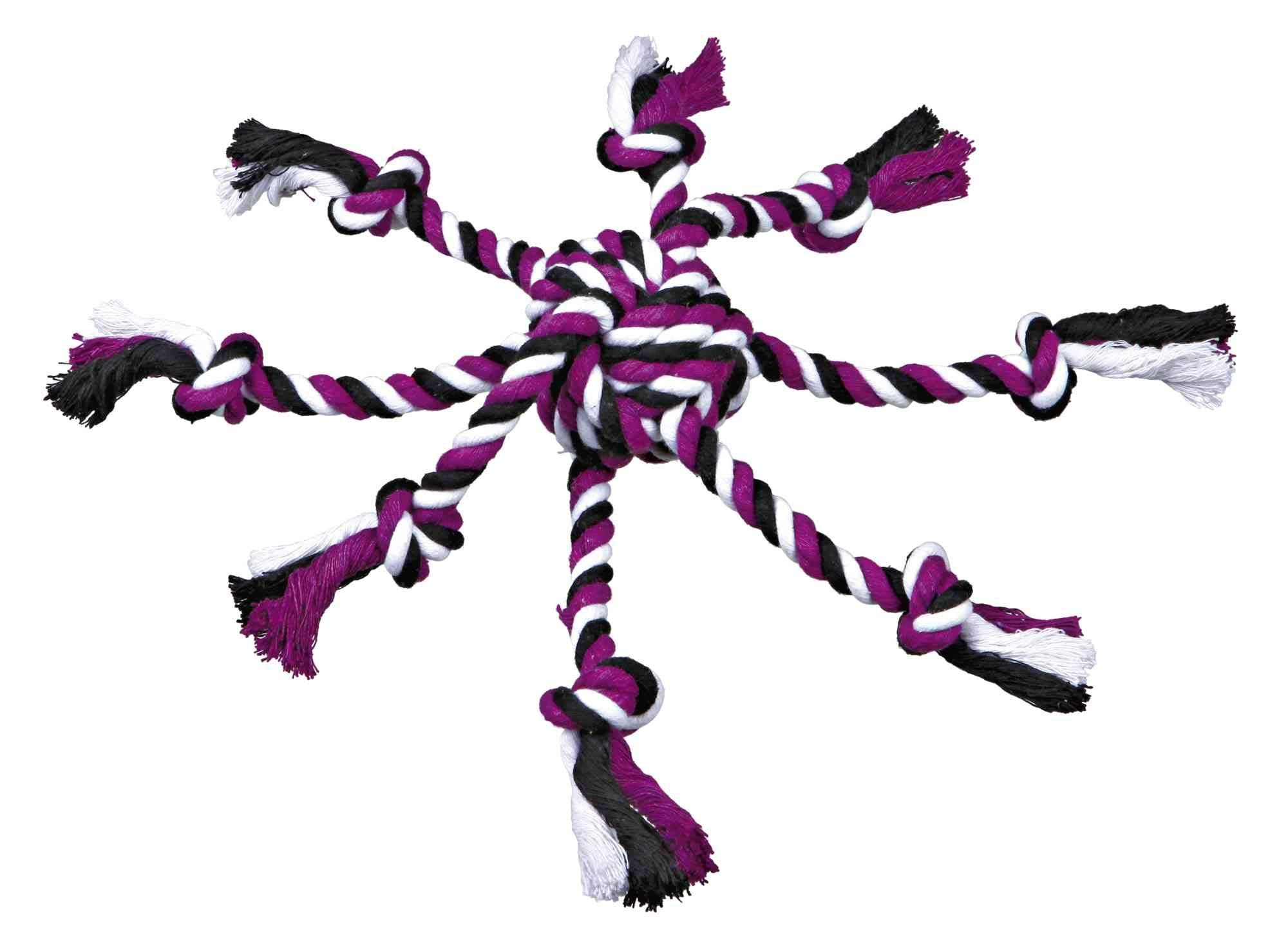 TRIXIE Rope Toy for Cats/Dogs with Wovenin Ball is a Delightful and Interactive Toy Designed to Provide Hours of Entertainment 