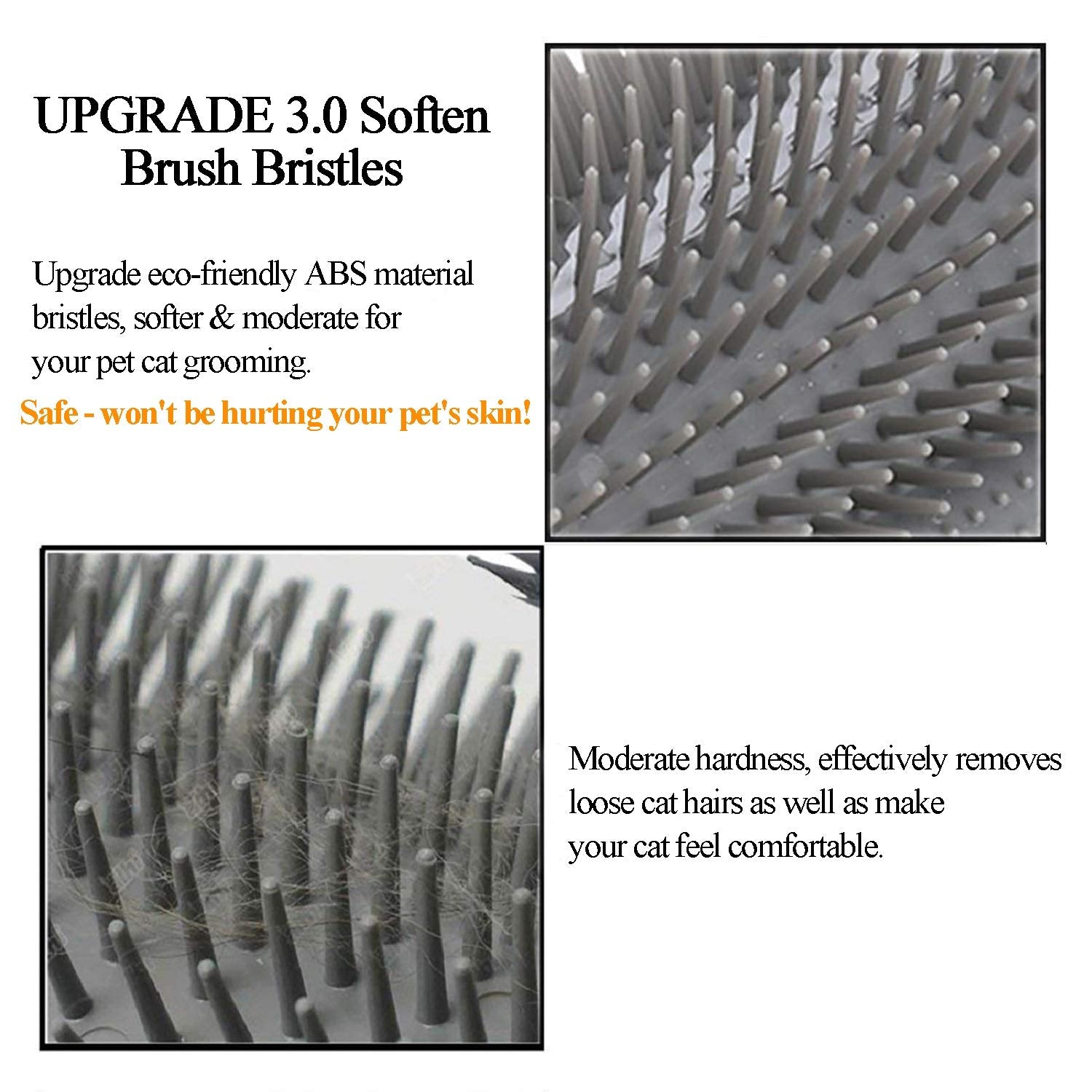 Kingtree Cat Corner Scratcher Self Groomer With Catnip, 2 Pack Softer Cat Face Scratchers Wall Corner Grooming Massage Combs For Long & Short Fur Cats