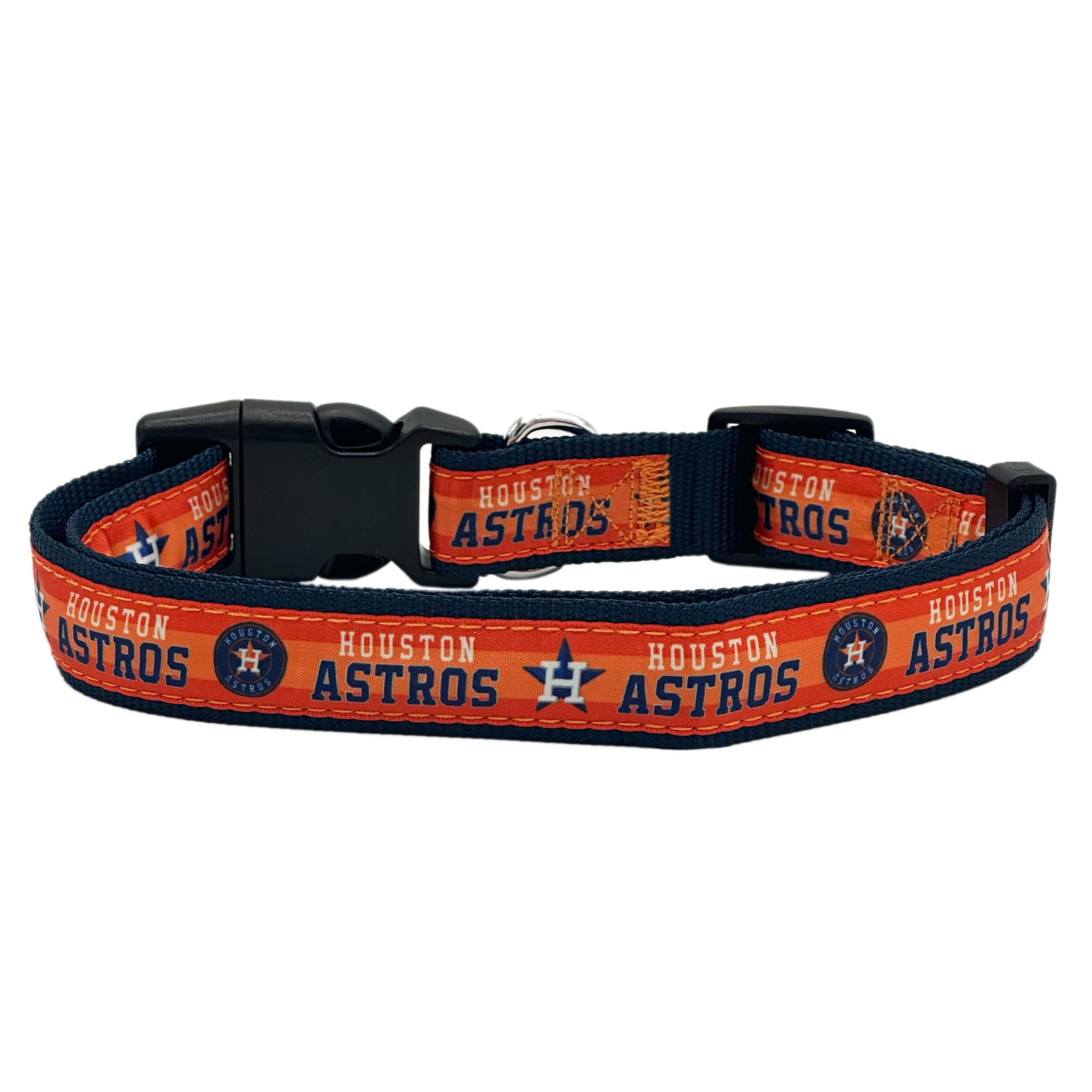 Mlb Houston Astros Dog Collar, Medium