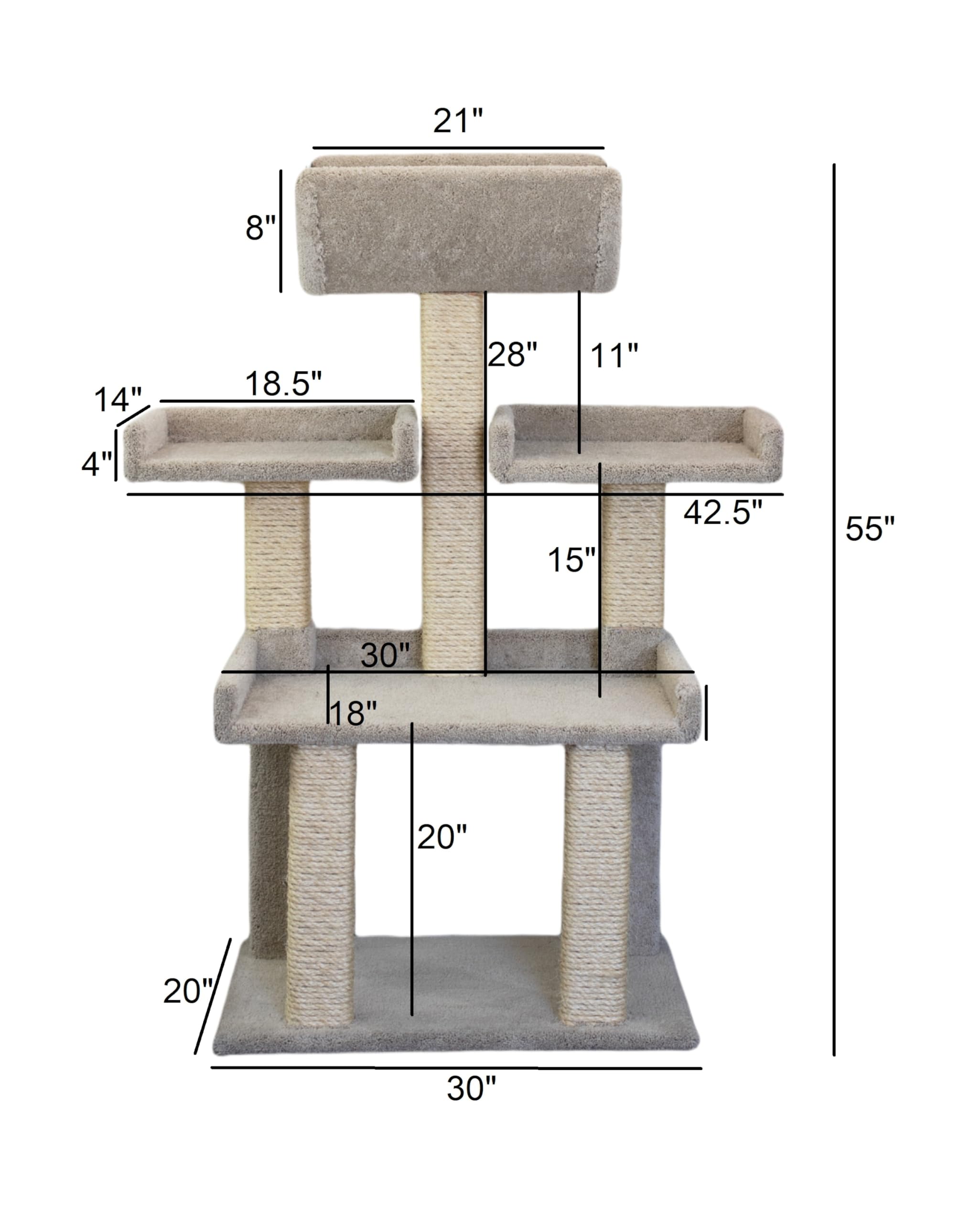 Prestige Cat Trees Extra Large Cat Tower For Big Cats