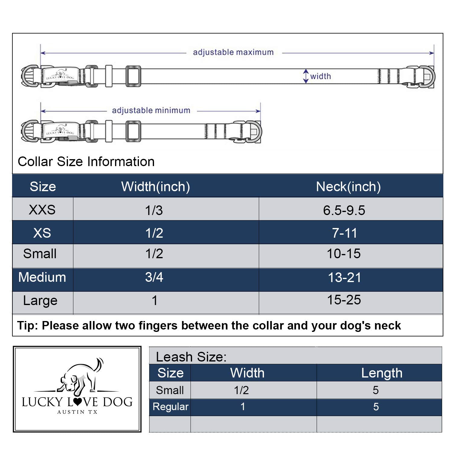 Lucky Love Dog Combo Set | Floral Dog Collar And Leash Set For Large Dogs | Cute Girl Matching Collar & Leash Set | Part Of Purchase Donated To Rescue (Ladybird Collar/Leash Combo, Large)