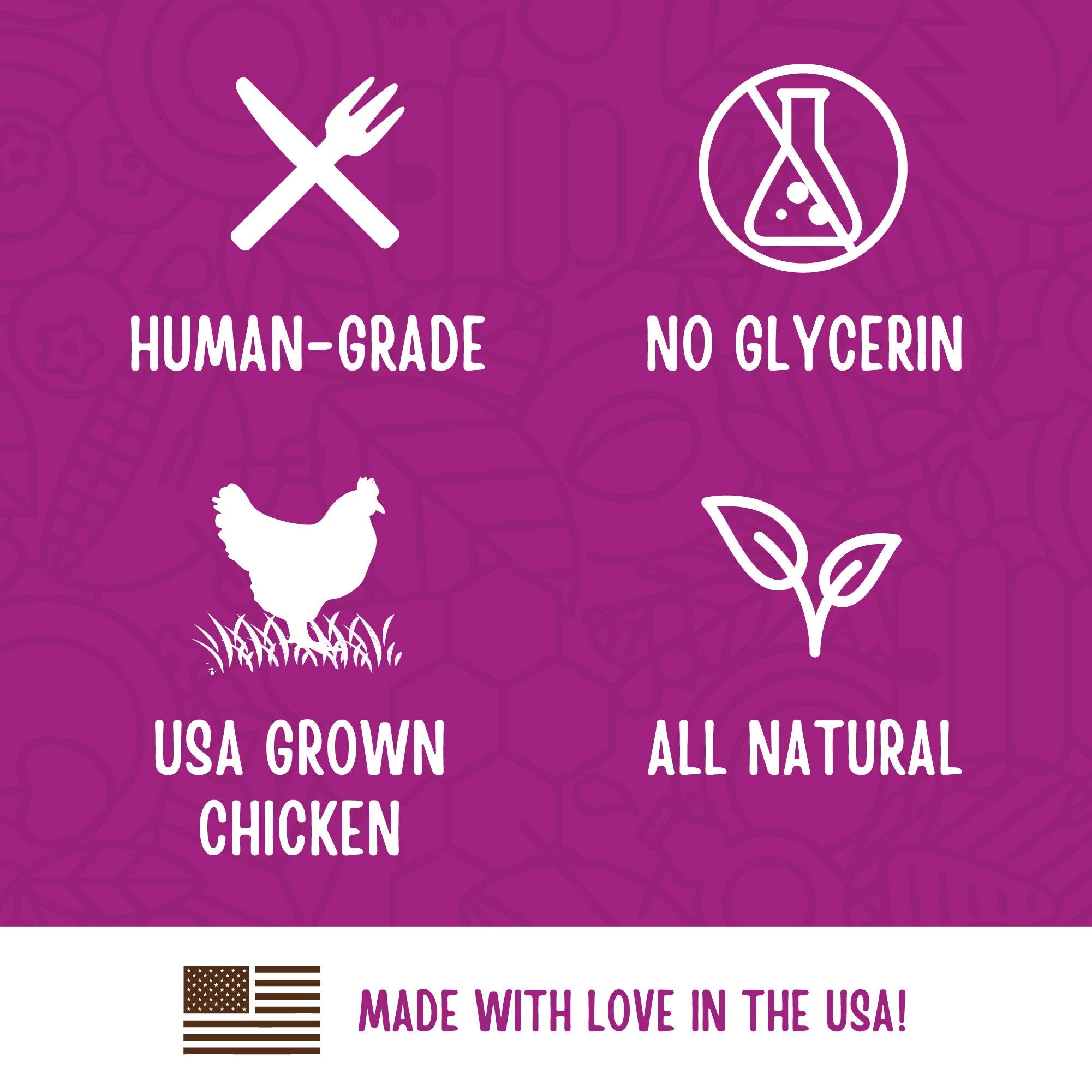 Full Moon Chicken Nuggets Dog Treats, Healthy Human Grade, 12 oz, All Natural, Made in USA
