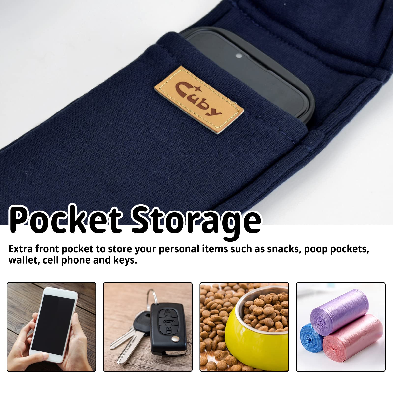 Cuby Dog And Cat Sling Carrier - Hands Free Reversible Pet Papoose Bag - Soft Pouch And Tote Design - Adjustable - Suitable For Puppy, Small Dogs, And Cats For Outdoor Travel (B-Armygreen)