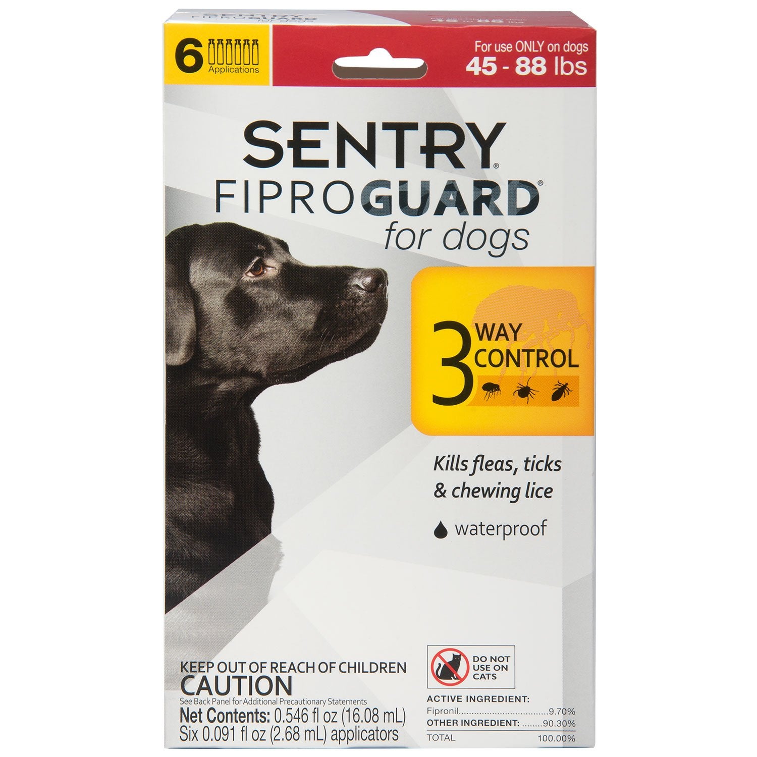 Sentry FiproGuard Flea and Tick Control for Large Dogs
