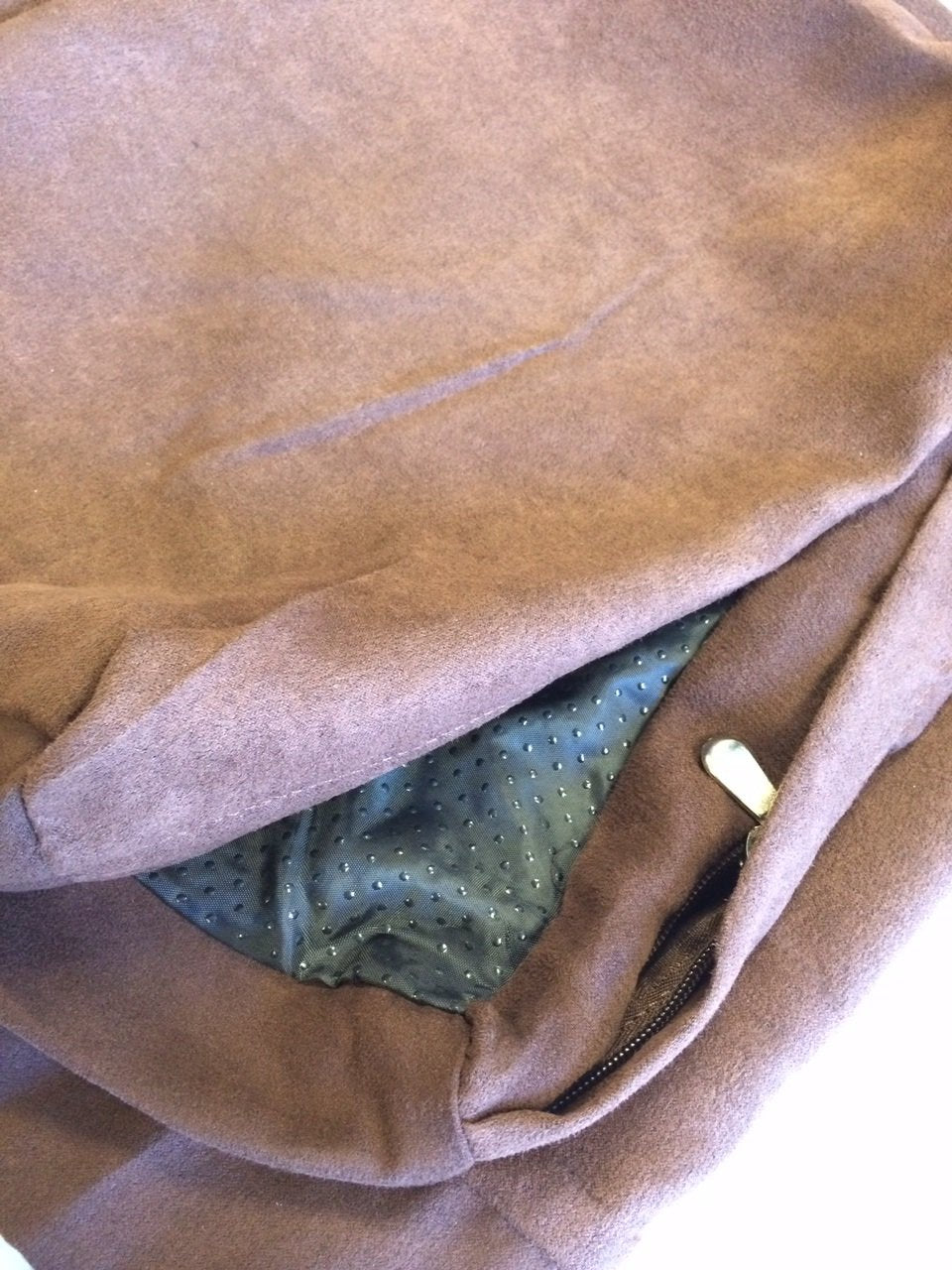 37x27x4 Chocolate Brown MicroSuede Fabric Replacement 100% Washable Luxury Comfort Dog Bed Zippered Duvet Gusset Cover Res