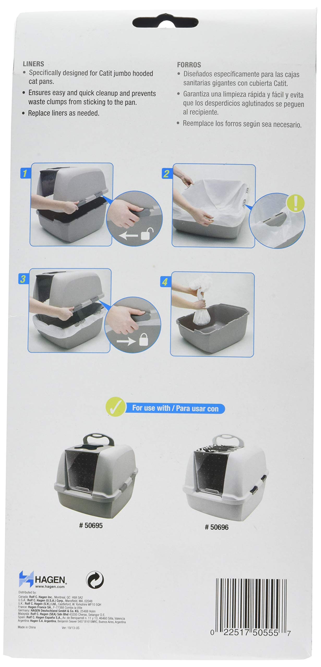 Catit Replacement Liner For Catit Jumbo Hooded Cat Litter Pan