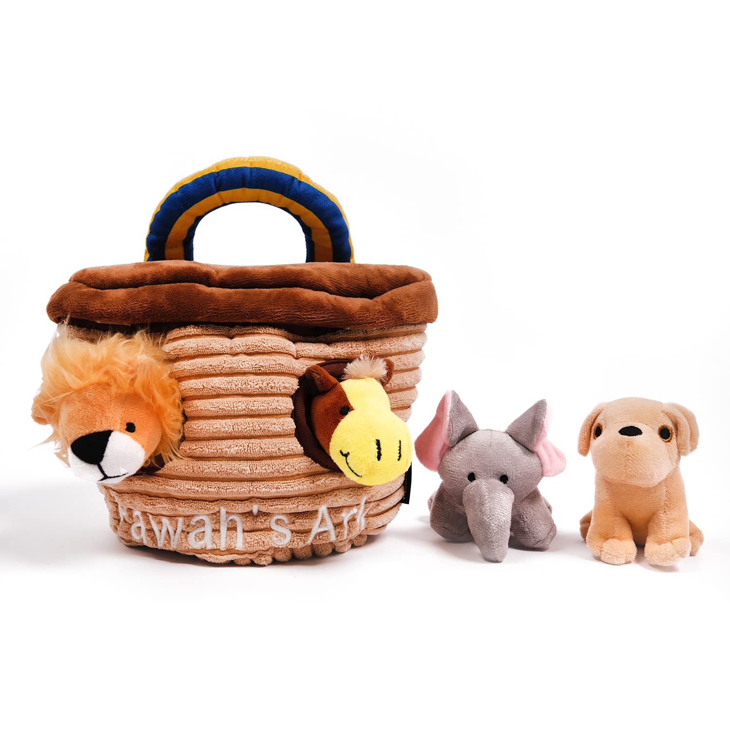 Chewffon Interactive Hide-And-Seek Burrow Toy, Uppy Puzzle Toys,Cute Squeaky Chew Plush Toy, Dog Enrichment Activity Fetch Brain