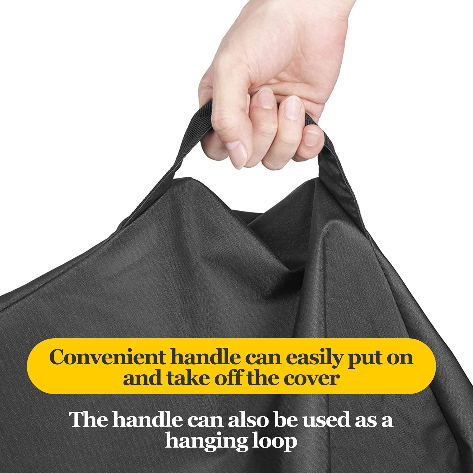 Selugove Round Dog Bed Replacement Cover 36D ?4H Inches Washable Black Thickened Waterproof Oxford Fabric With Handle And Zipper Reusable Dog Bed Liner For Small To Medium 25-35 Lbs Puppy