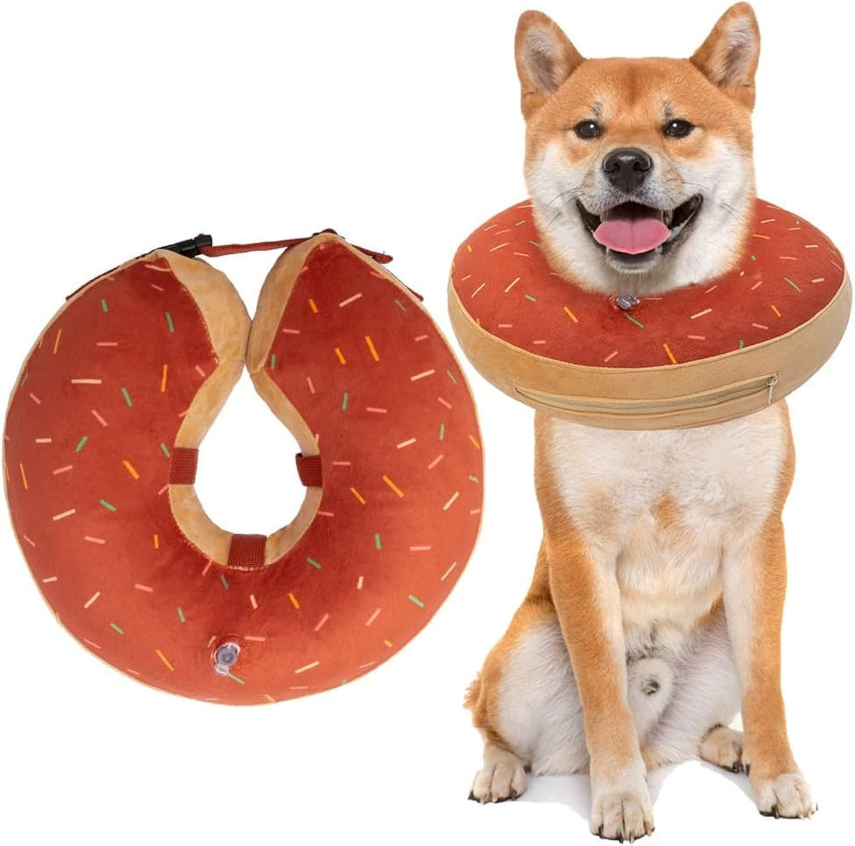 Bingpet Protective Dog Cone Collar,Soft Recovery Pet Cone For Dogs Cats,Washable Protective Recovery Collar For Large Medium Sma