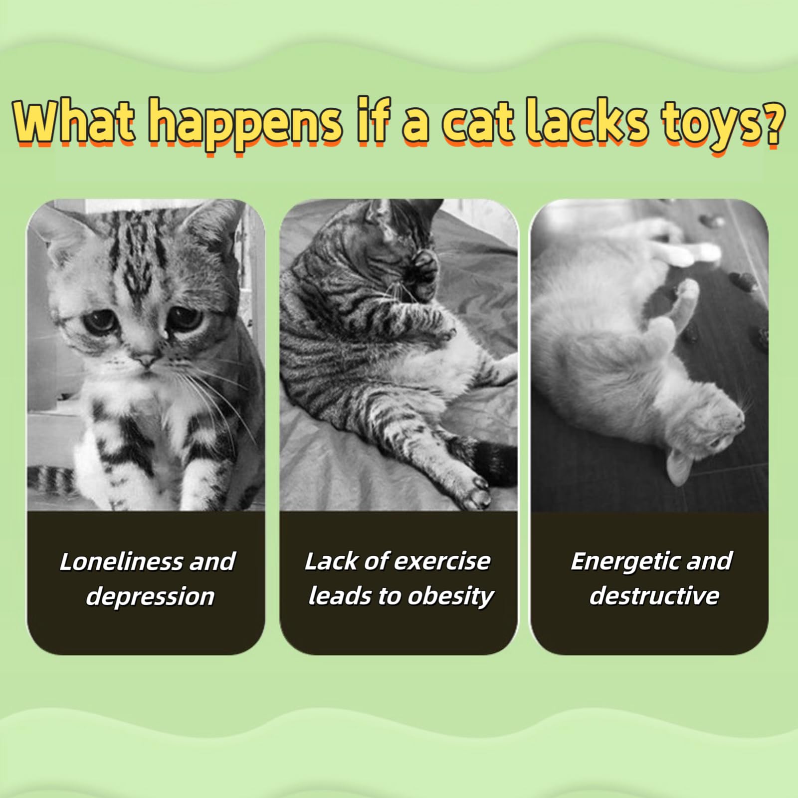 Hey Jumi Catnip Toys Caterpillar, Cat Toys Soft And Durable, Interactive Cat Bite And Kicker Toys For Indoor Cats With 2 Crinkle