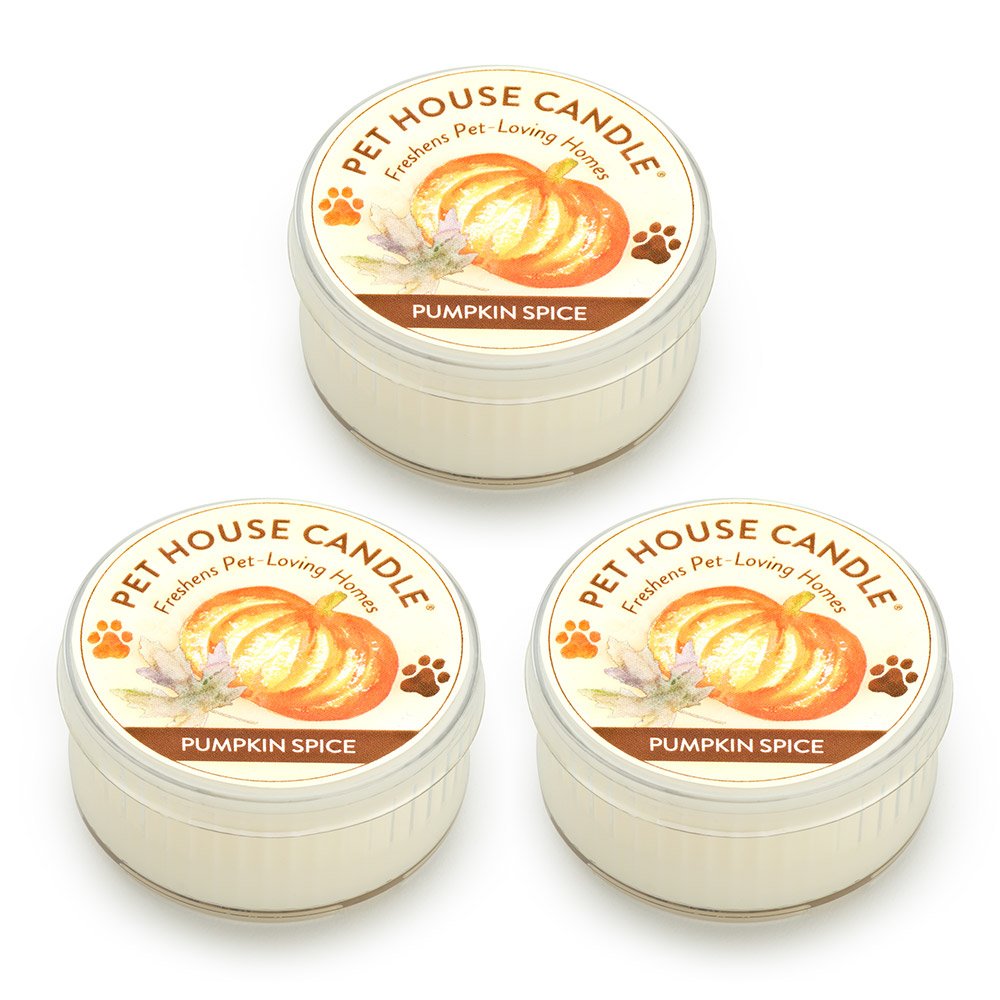 One Fur All Pet House Mini Candles For Pet Odor Made With Natural Soy Wax, Plant Based, Dog And Cat Friendly Scented Candles, Pu