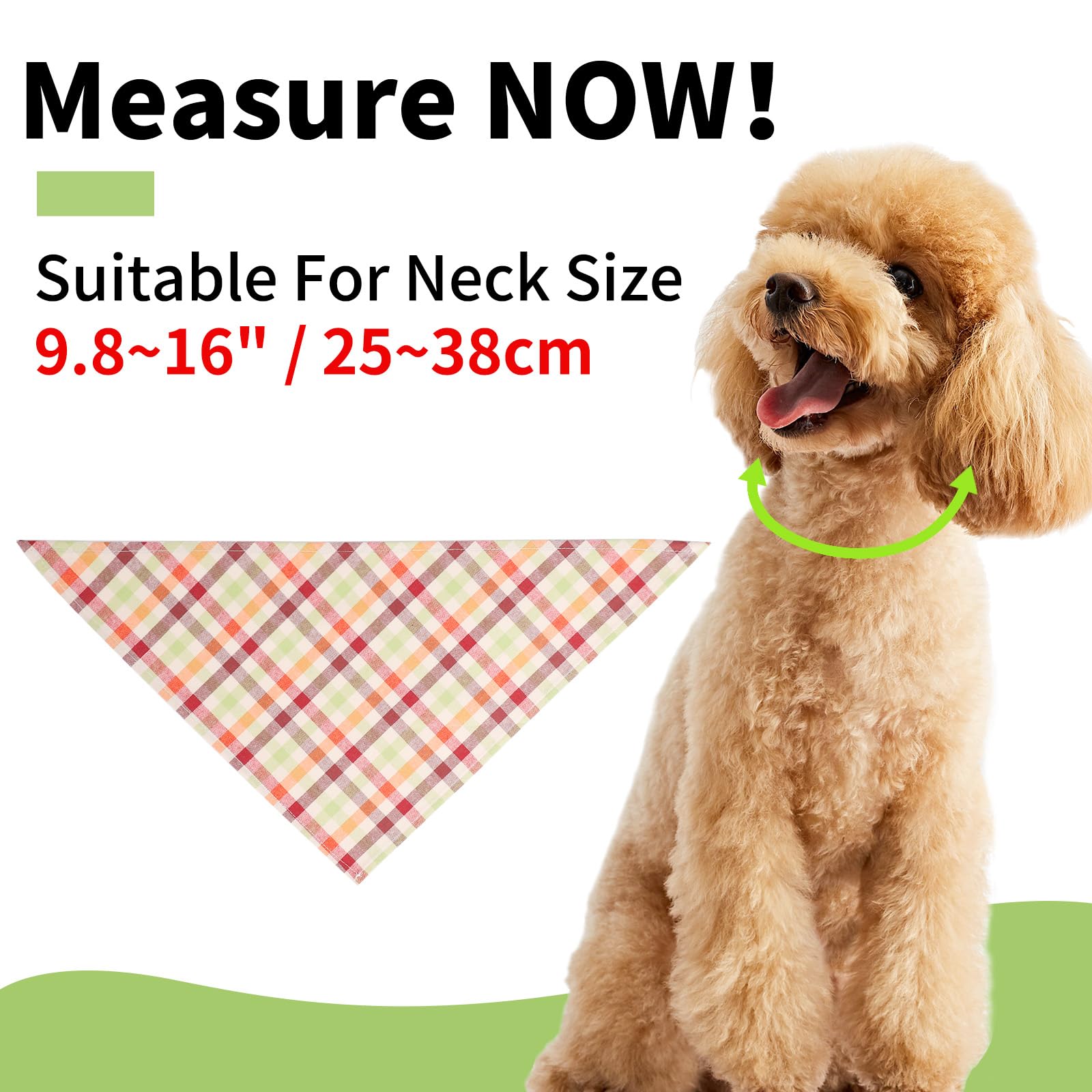 Segarty 60 Pack Washable Plaid Bibs, 22.8''X15.7'' Pet Scarf Triangle Dog Bandanas Accessories Bulk For Small Medium Dogs Cats L