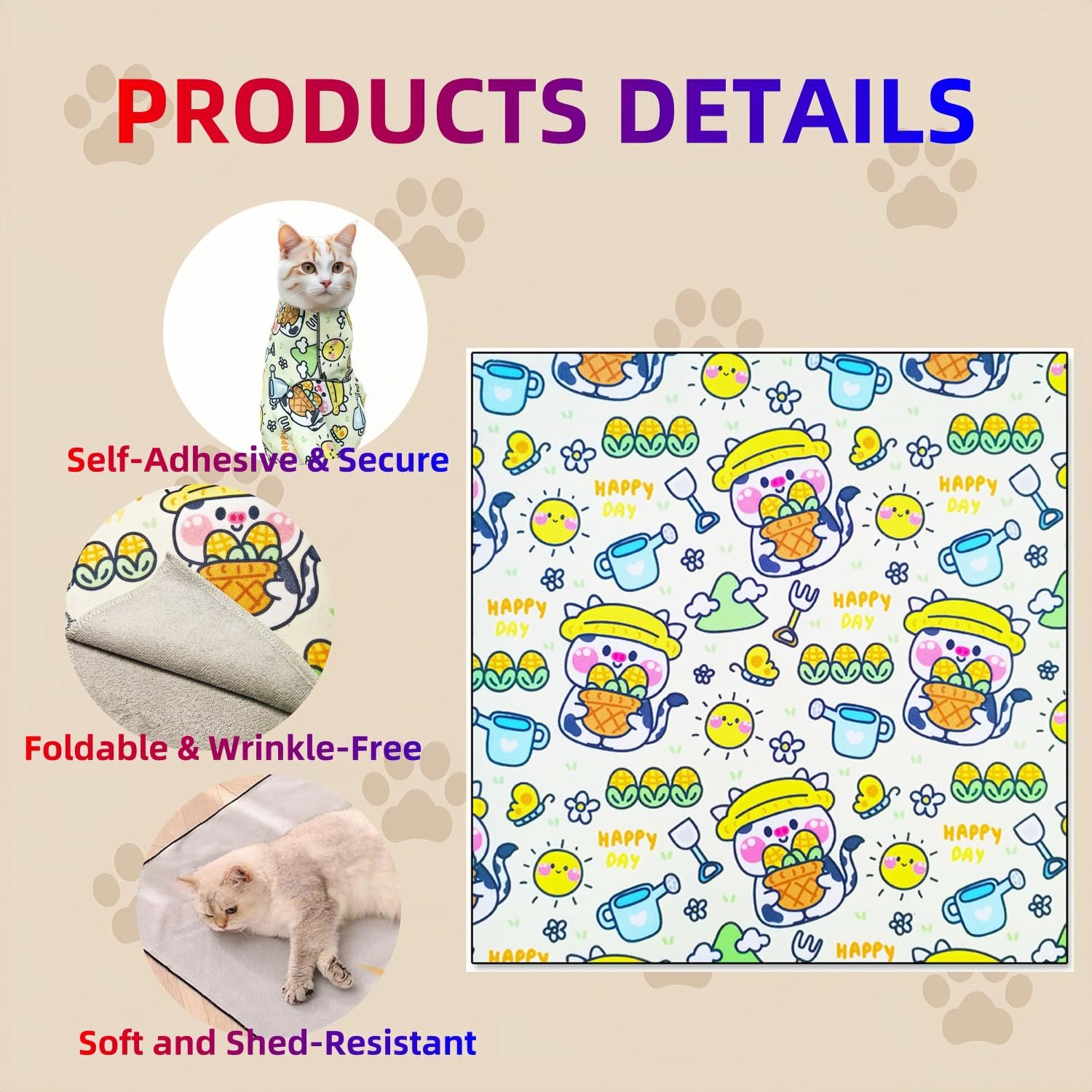 Asdtgoe Cat Wrap For Cutting Nails Cloth Burrito Wrap For Nail Clipping,Scratch And Escape Prevention,Multi-Purpose Swaddle Wrap