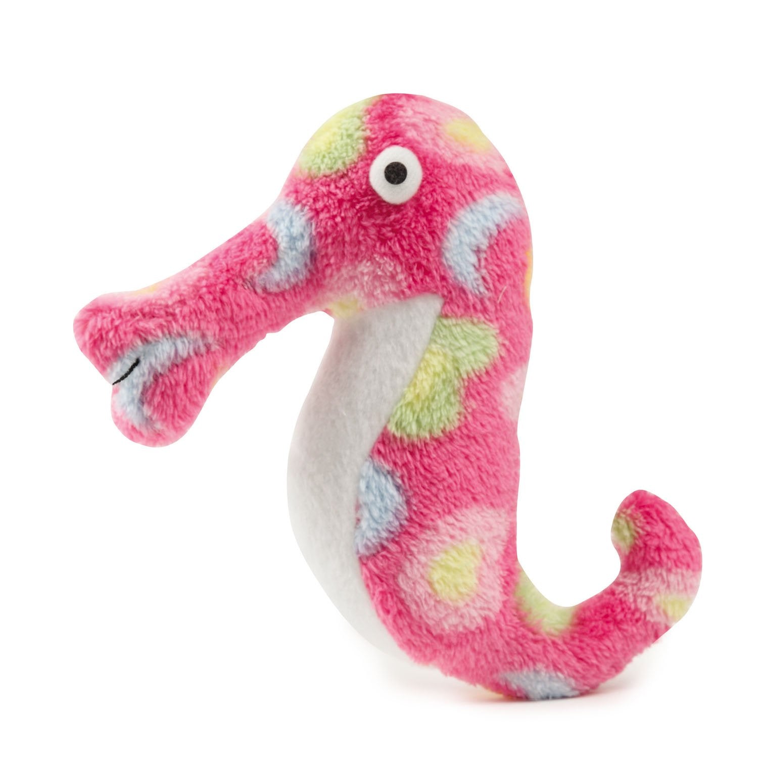 Zanies Sea Charmer Dog Toys, Pink Sea Horse, 7