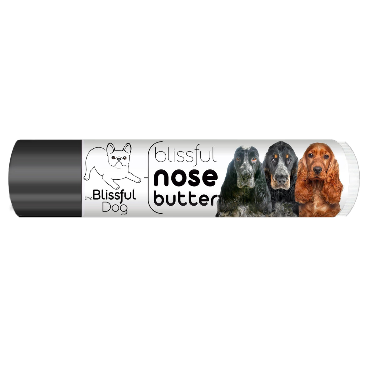 The Blissful Dog English Cocker Spaniel Unscented Nose Butter - Dog Nose Butter, 0.15 Ounce