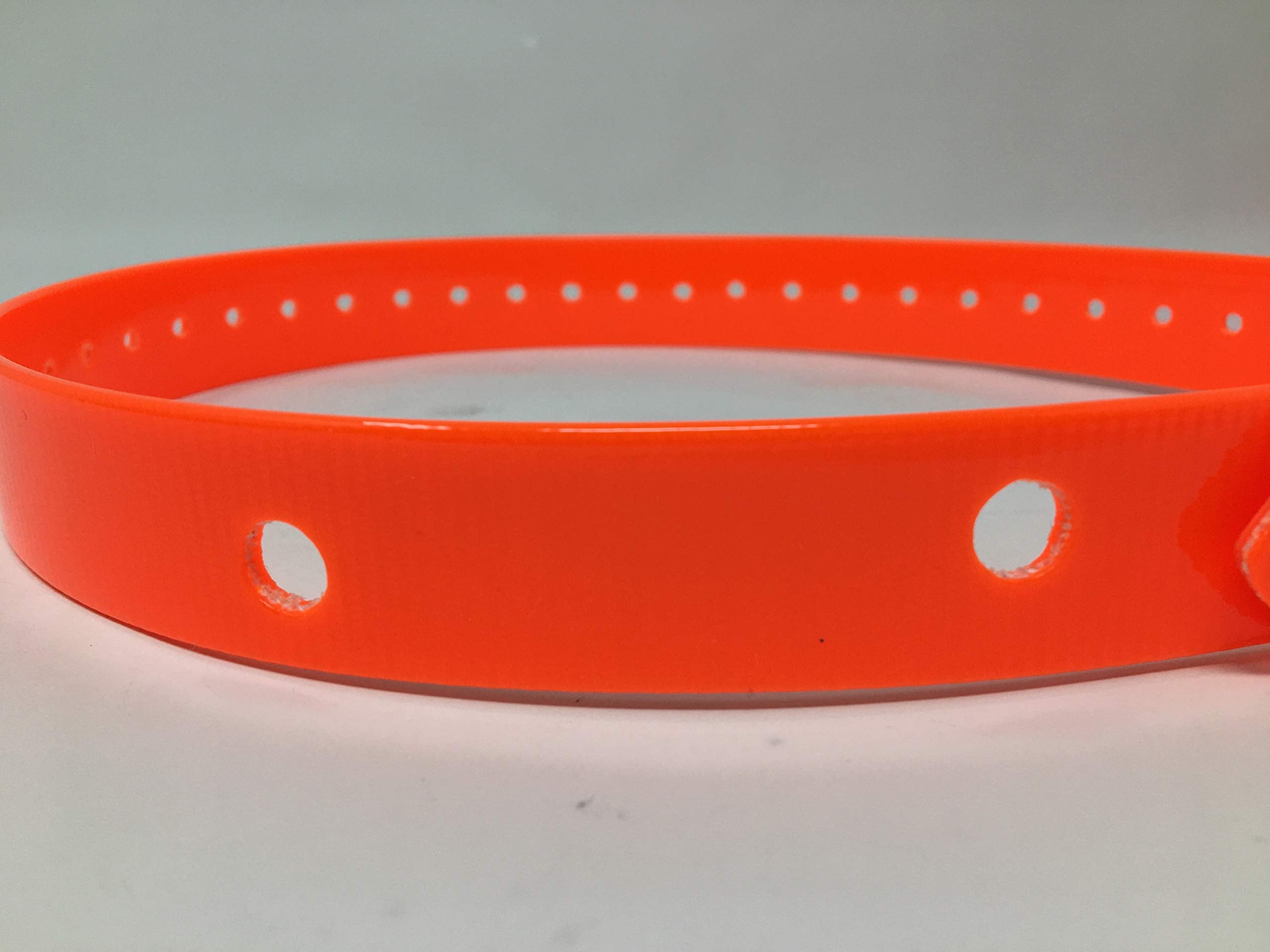 Sparky Pet Co 1'' Heavy Duty Astro Dc40 Replacement Collar Compatible Strap Dc-40, (Neon Orange)