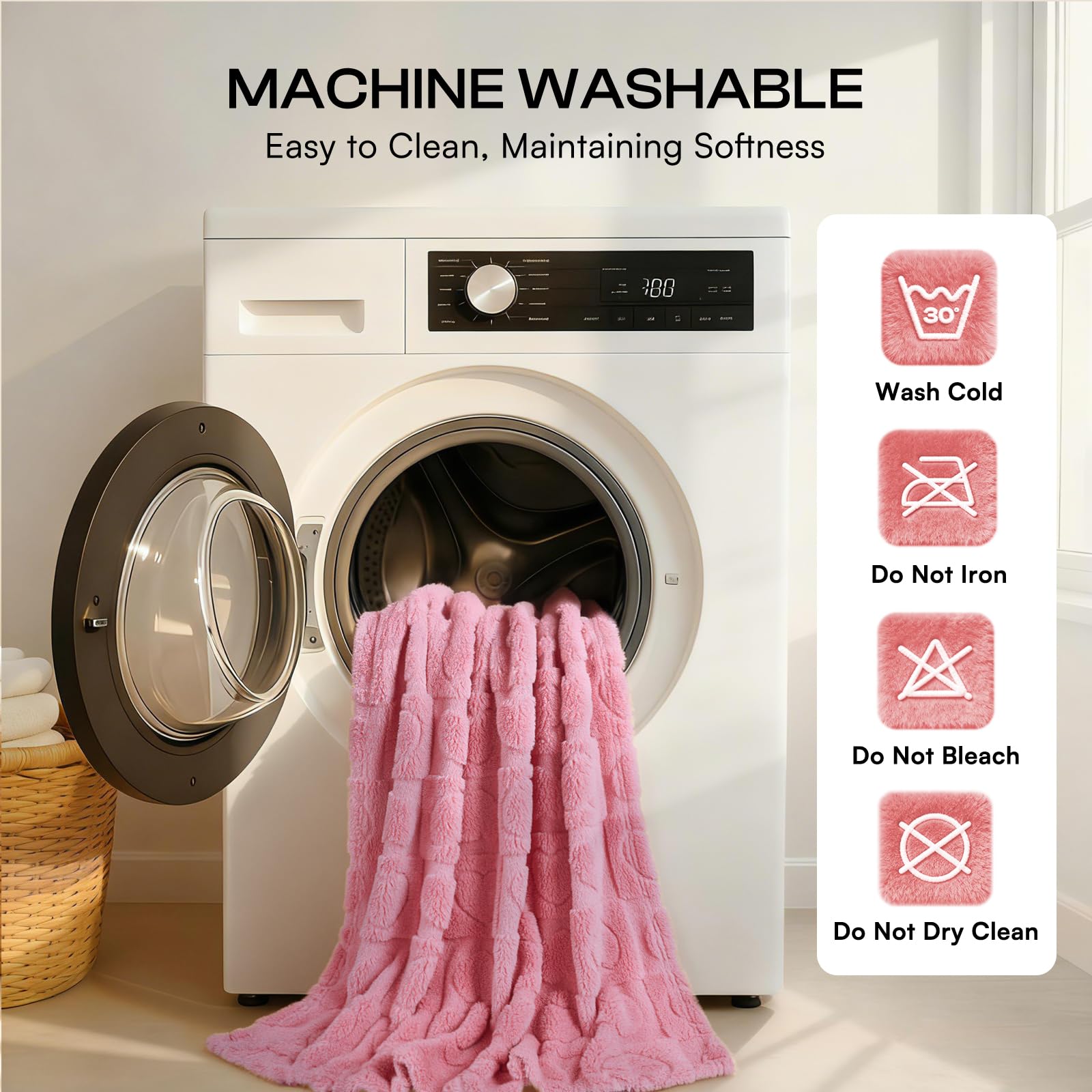 Luciphia 1 Pack 2 Small Dog Blanket Washable Pet Bed Cover Soft Fluffy Puppy Blanket with Premium Fleece 300GSM Cozy Calming Cat
