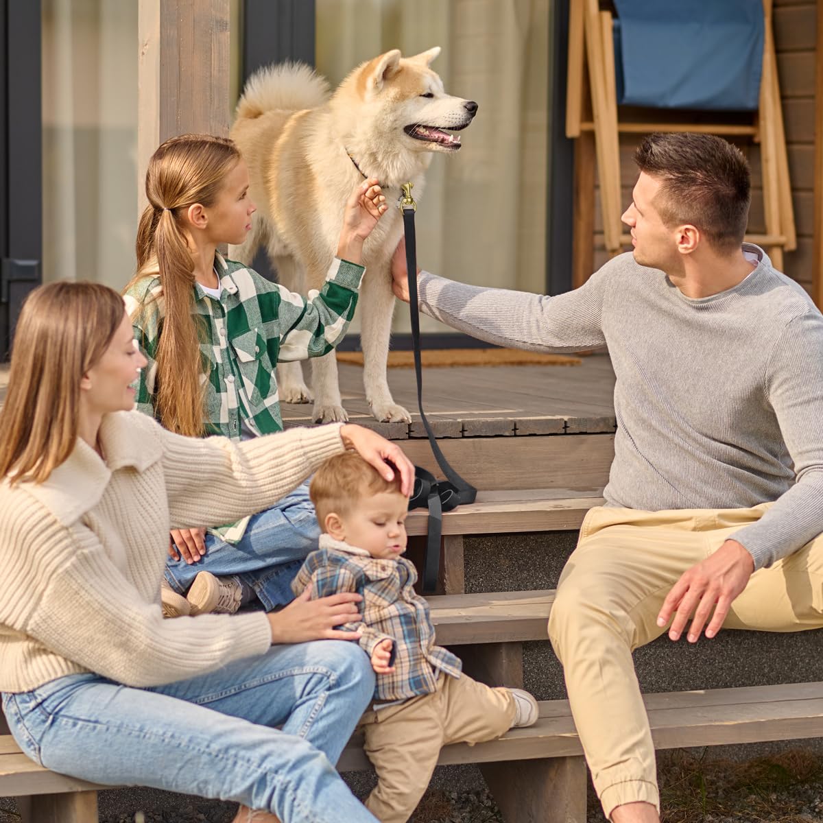 Viper Biothane Working Tracking Lead Leash Long Line For Dogs, Black 1/2'' X 15Ft