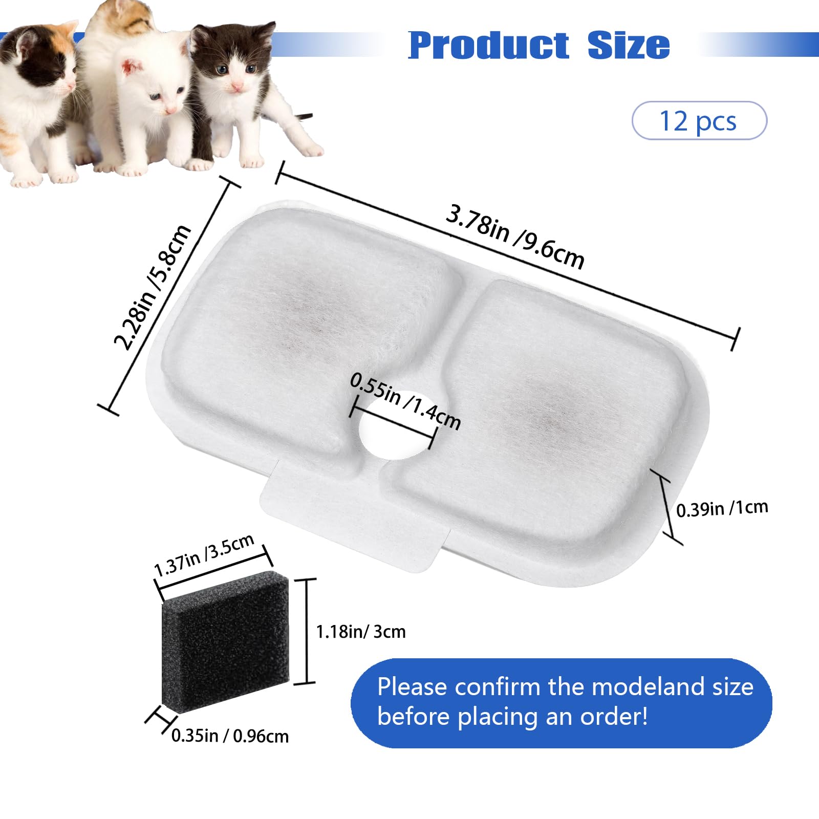 Cat Water Fountain Filter,Pet Fountain Filter Replacement For Pet Fountain,Water Fountain Filters Replacements Fit For Petlibro