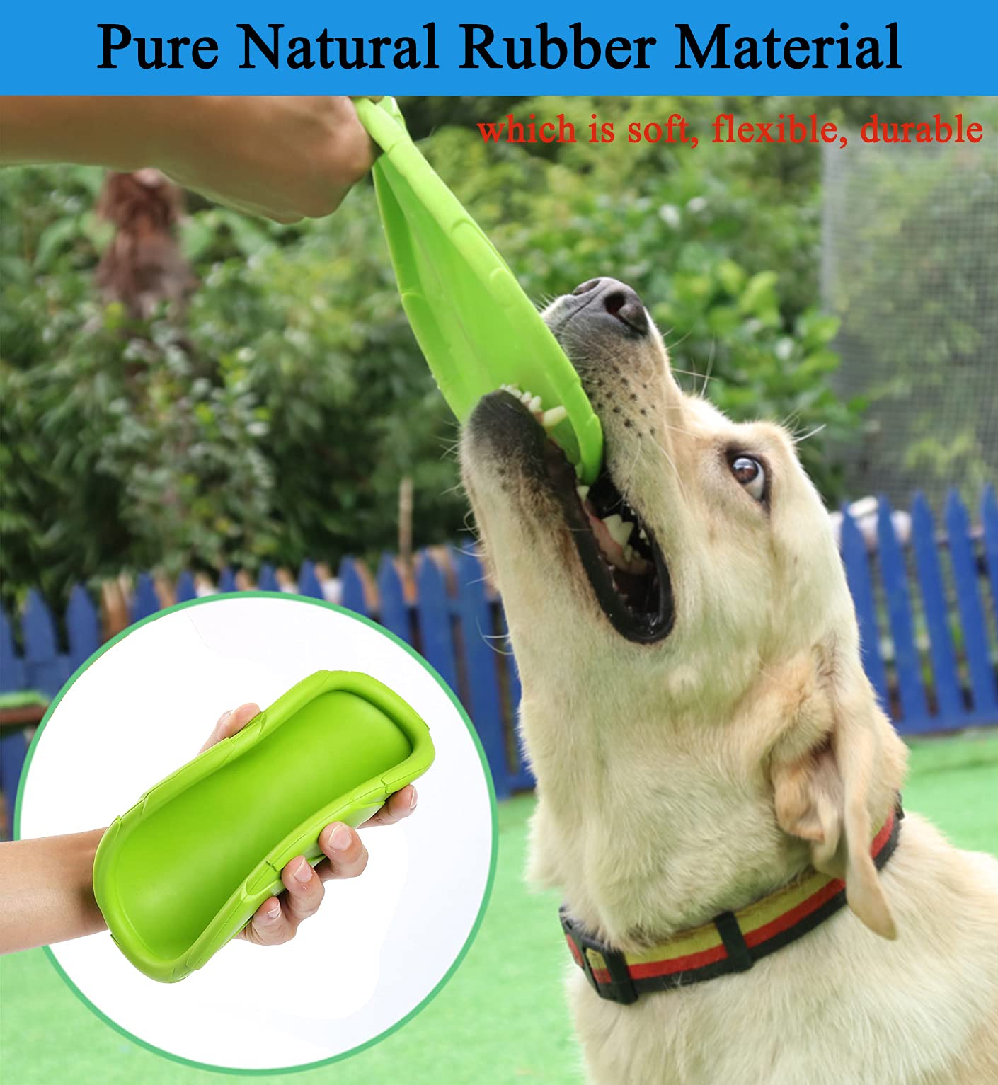 Xigou Flying Disc, 2 Pack Flyer Toy For Small Large Dogs - Soft Rubber Interactive Disc, Floats In Water & Safe On Teeth, 7.2 In