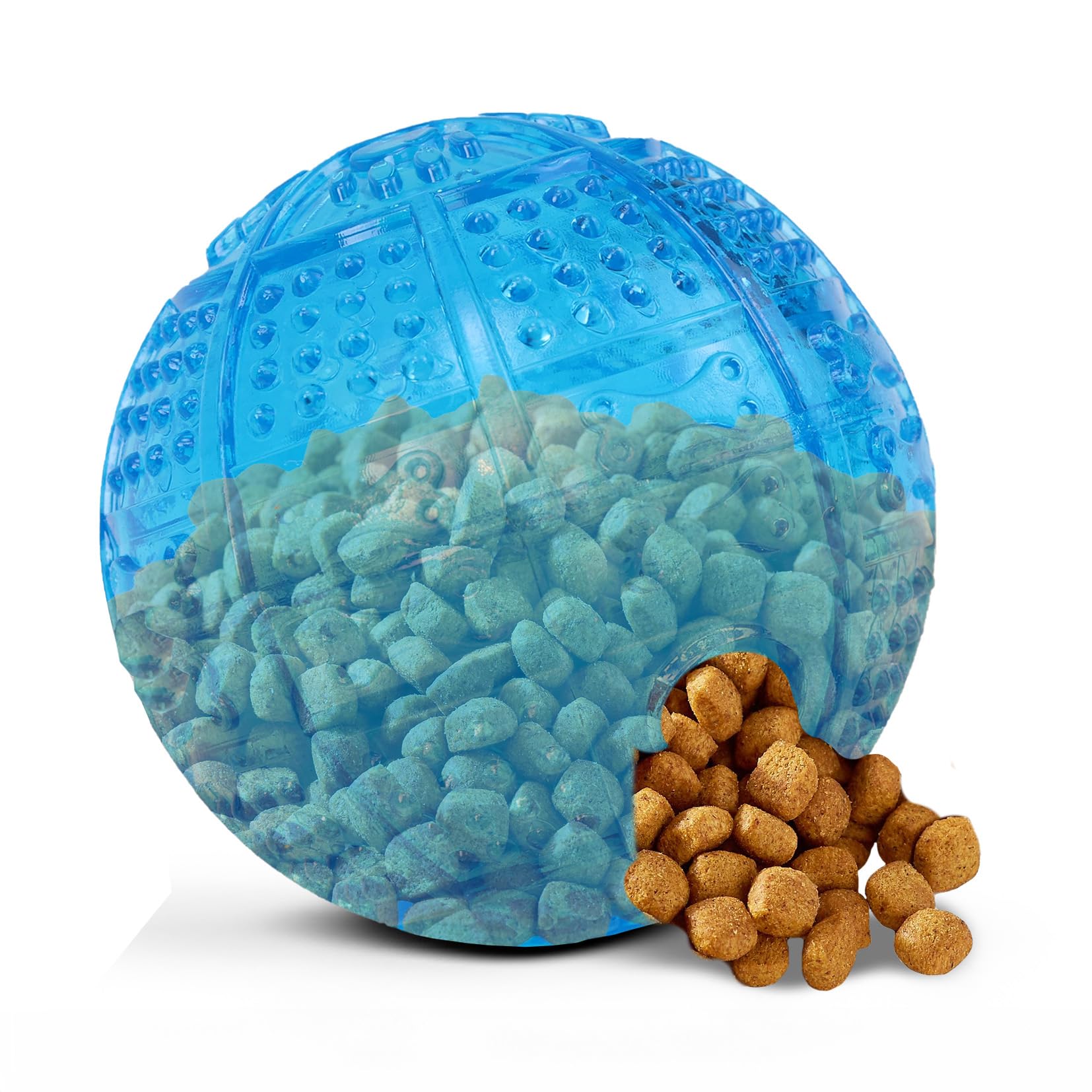Ethical Pets Dura Brite Treat Ball Dog Toy,Medium Breeds