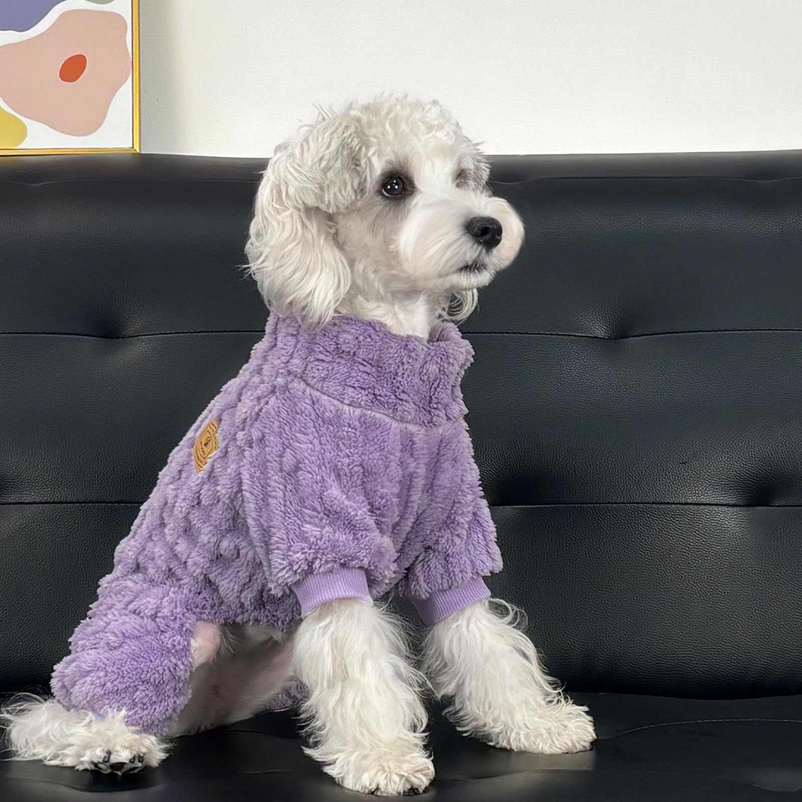 Xpudac Dog Sweater, Dog Winter Clothes For Small Medium Dogs Girl Boy Ultra Soft And Warm Fleece Dog Pajamas For Winter Christma