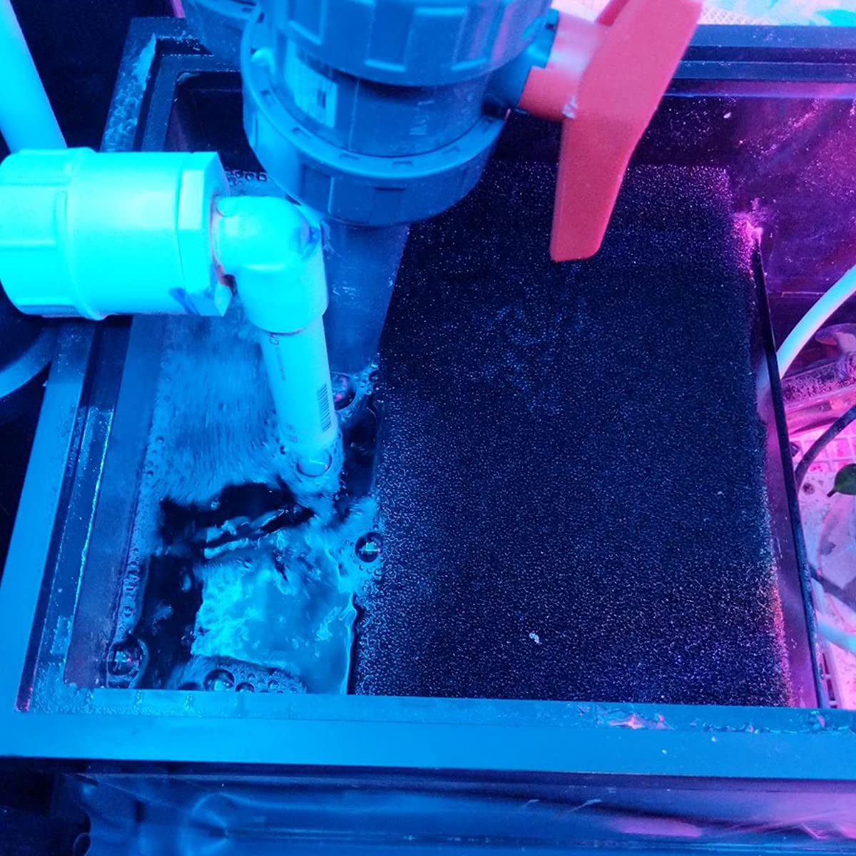 Bilindasly Aquarium Filter Sponge Foam Cut To Fit Biochemical Filter Bio Sponge Pad For Aquarium Filter Fish Tank, Reticulated C