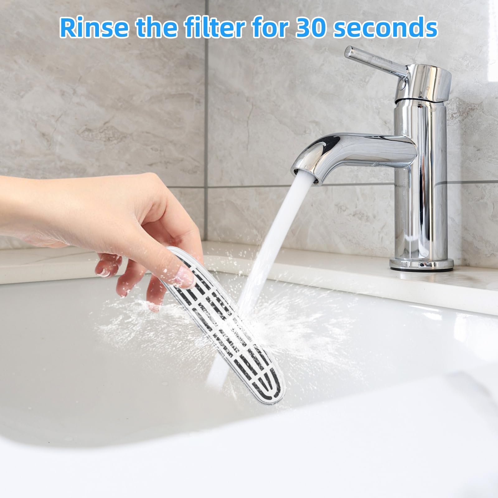 16 Pack Cat Water Fountain Filters-Cat Fountain Replacement Filters For Stainless Steel 108/3.2L Adjustable Water Flow Pet Water