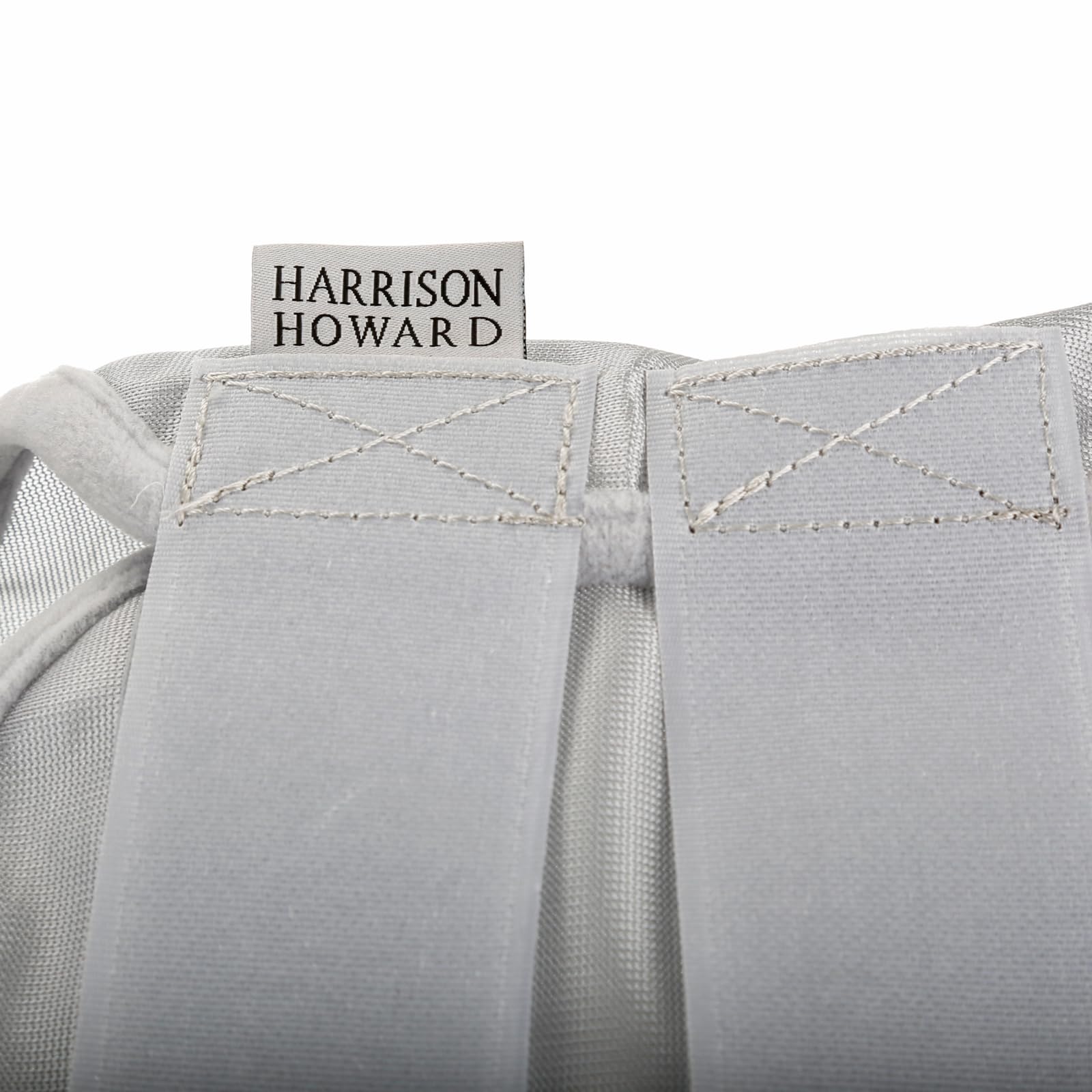 Harrison Howard CareMaster Horse Fly Mask Half Face with Ears Moonlight Silver Medium Cob