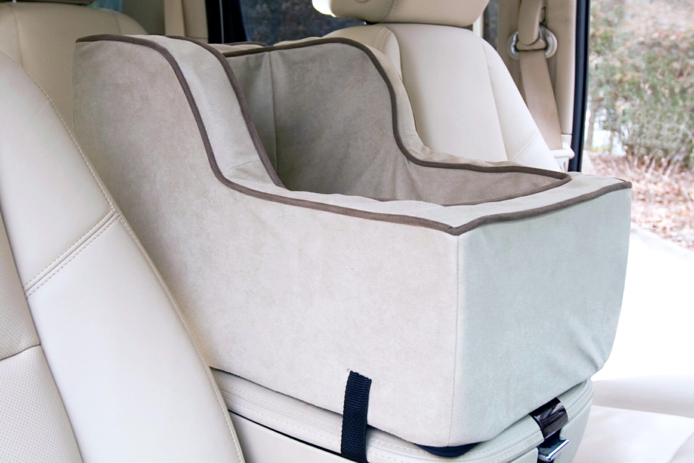 Snoozer Luxury High Back Console Lookout, Buckskin With Java Cording, Large