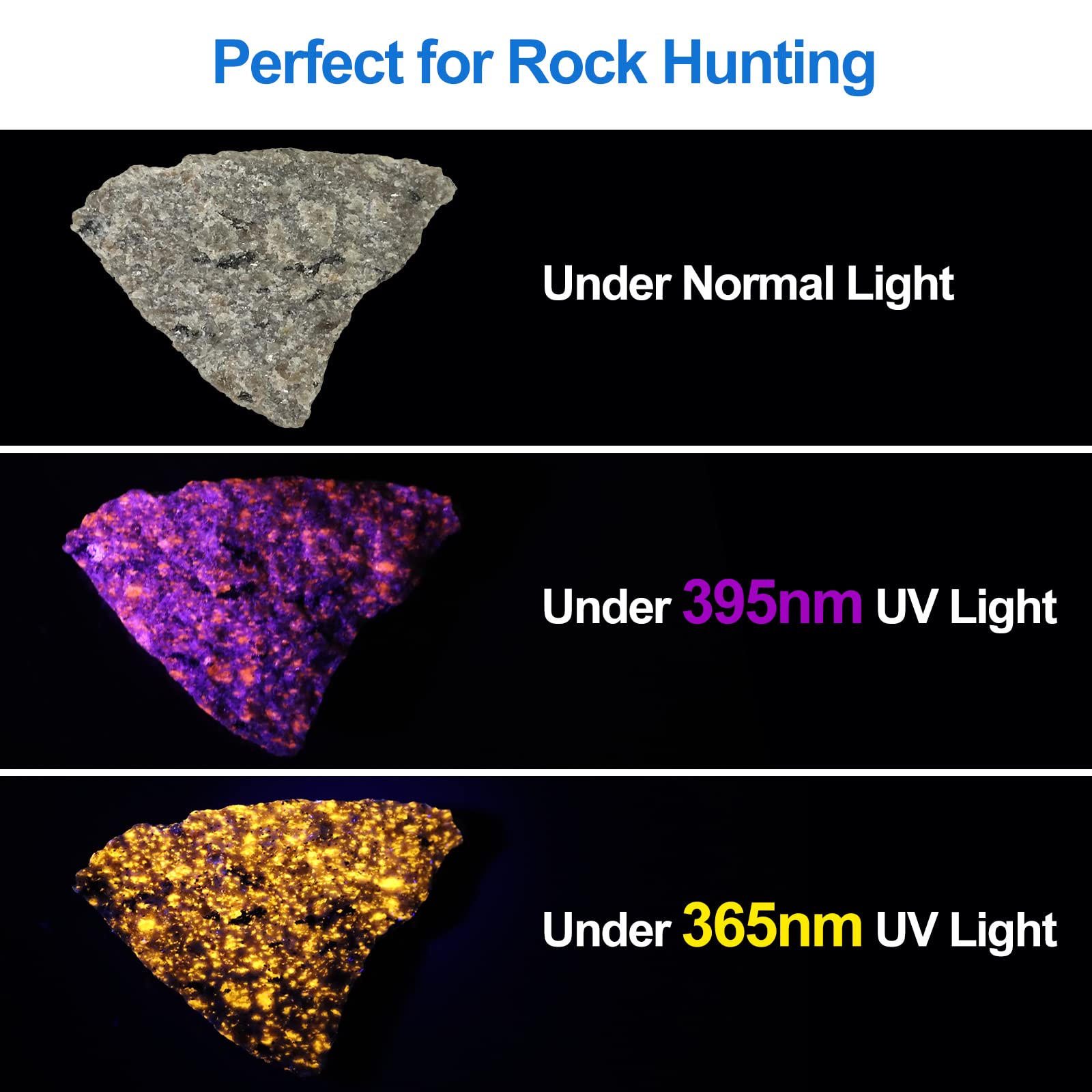 Vansky X7 Pro 365Nm Uv Light Blacklight Flashlights: Led Black Light Flashlite Professional Ultraviolet Flashlight Pet Urine Det