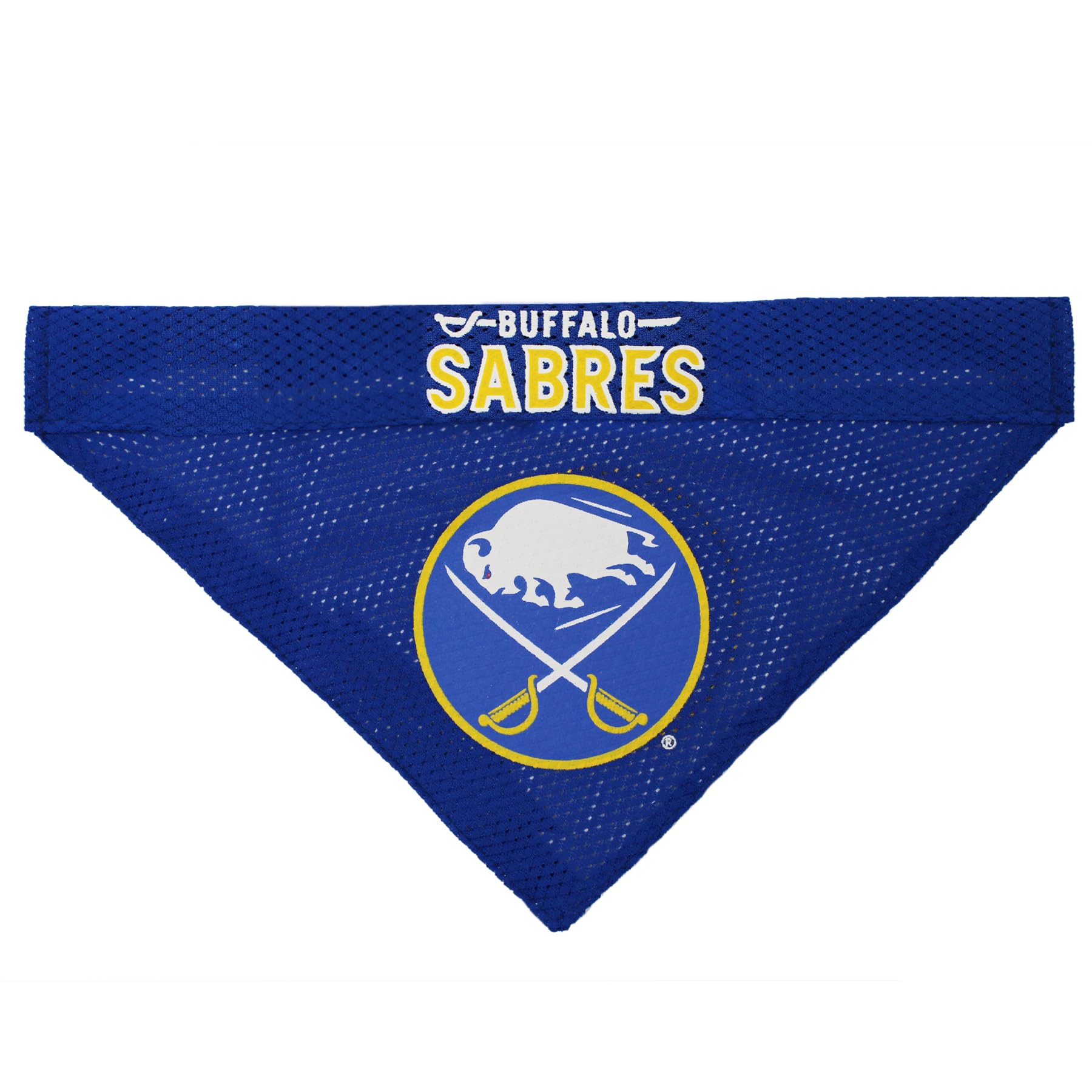 NHL Buffalo Sabres Bandana for Dogs & Cats, Large/X-Large. - Cute & Stylish Bandana! The Perfect Hockey Fan Scarf Bandana, Great