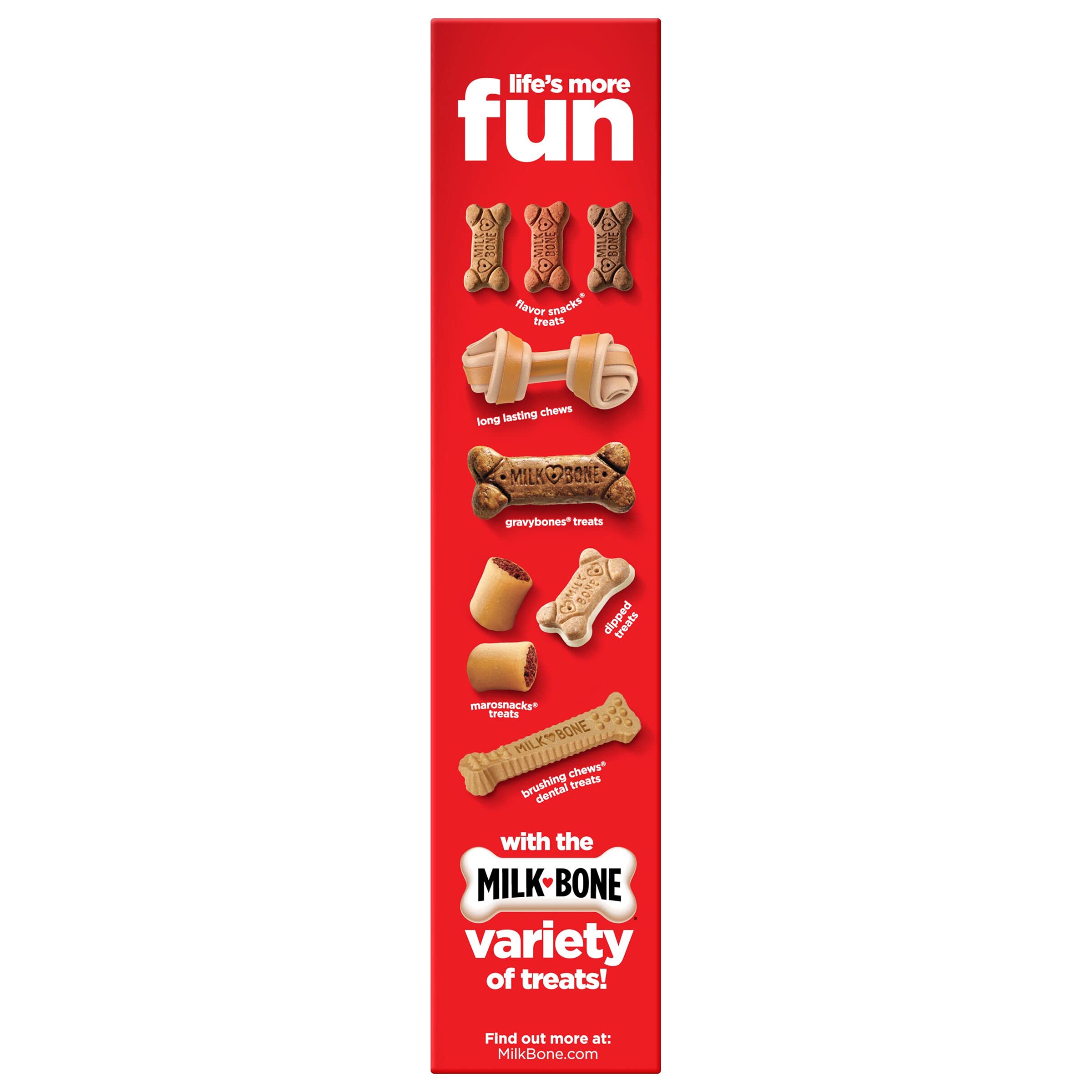 Milk-Bone Minis Flavor Snacks Dog Treats, 15 Ounce (Pack of 6) Crunchy Texture Helps Reduce Tartar