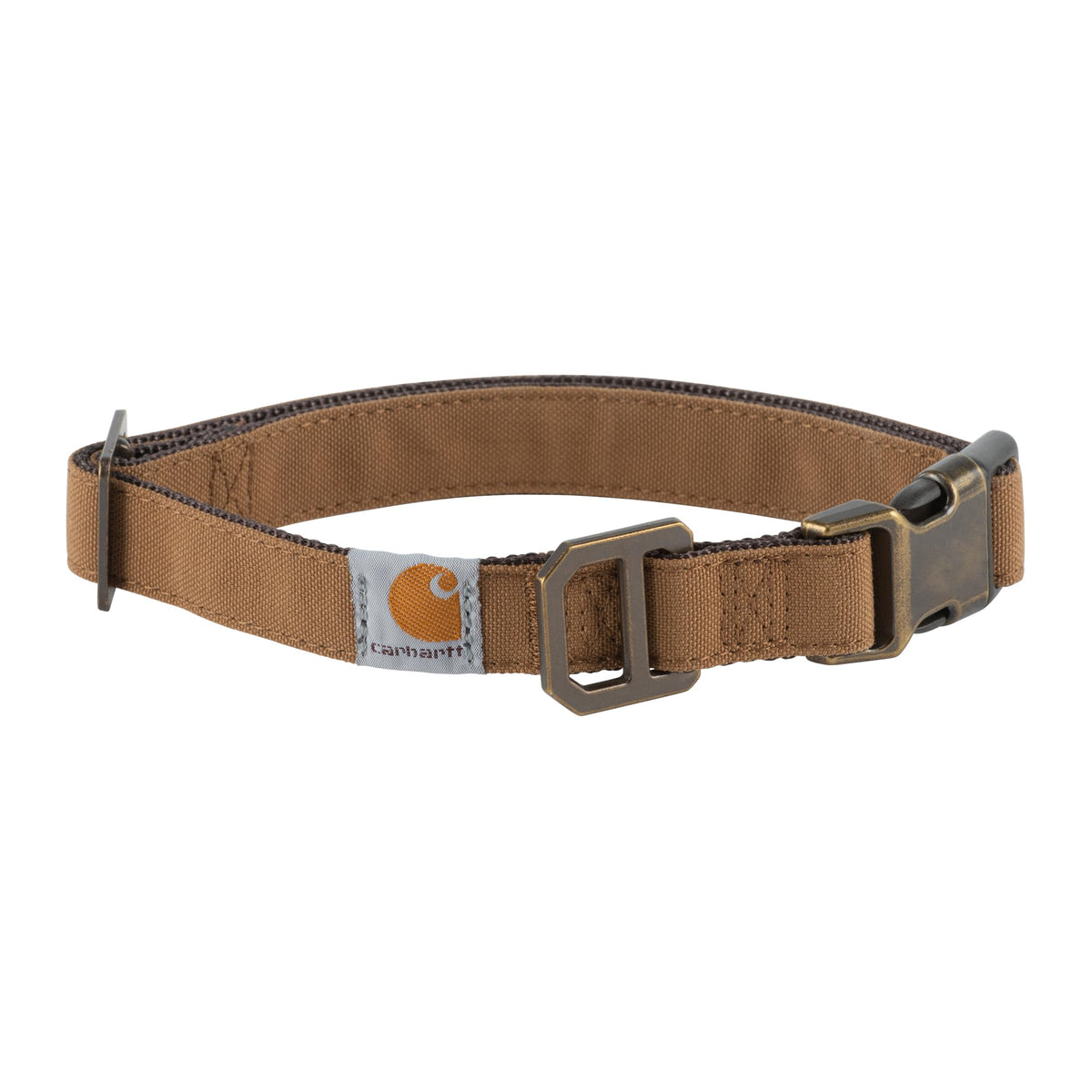 Carhartt Nylon Duck Dog Collar Carhartt Brown/Dark Brown Medium