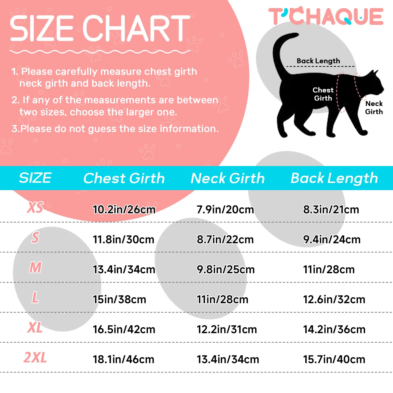 T'Chaque Cat Pajamas - Soft Cat Clothes& Shirts & Pajamas With Sleeves, Stretchy Sweater, Pullover Kitten Clothes, Blue, Small