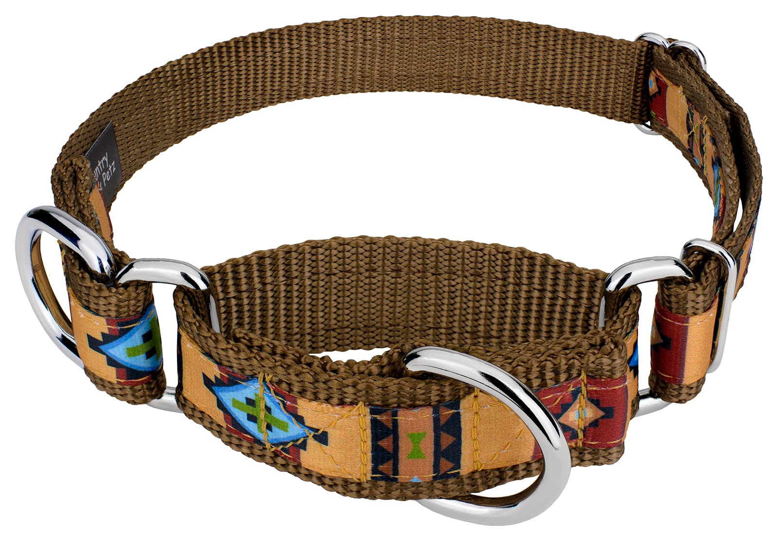 Country Brook Petz - Native Arizona Signature Martingale Dog Collar - Each Collar You Buy, A Collar Is Donated To A Shelter (1 I