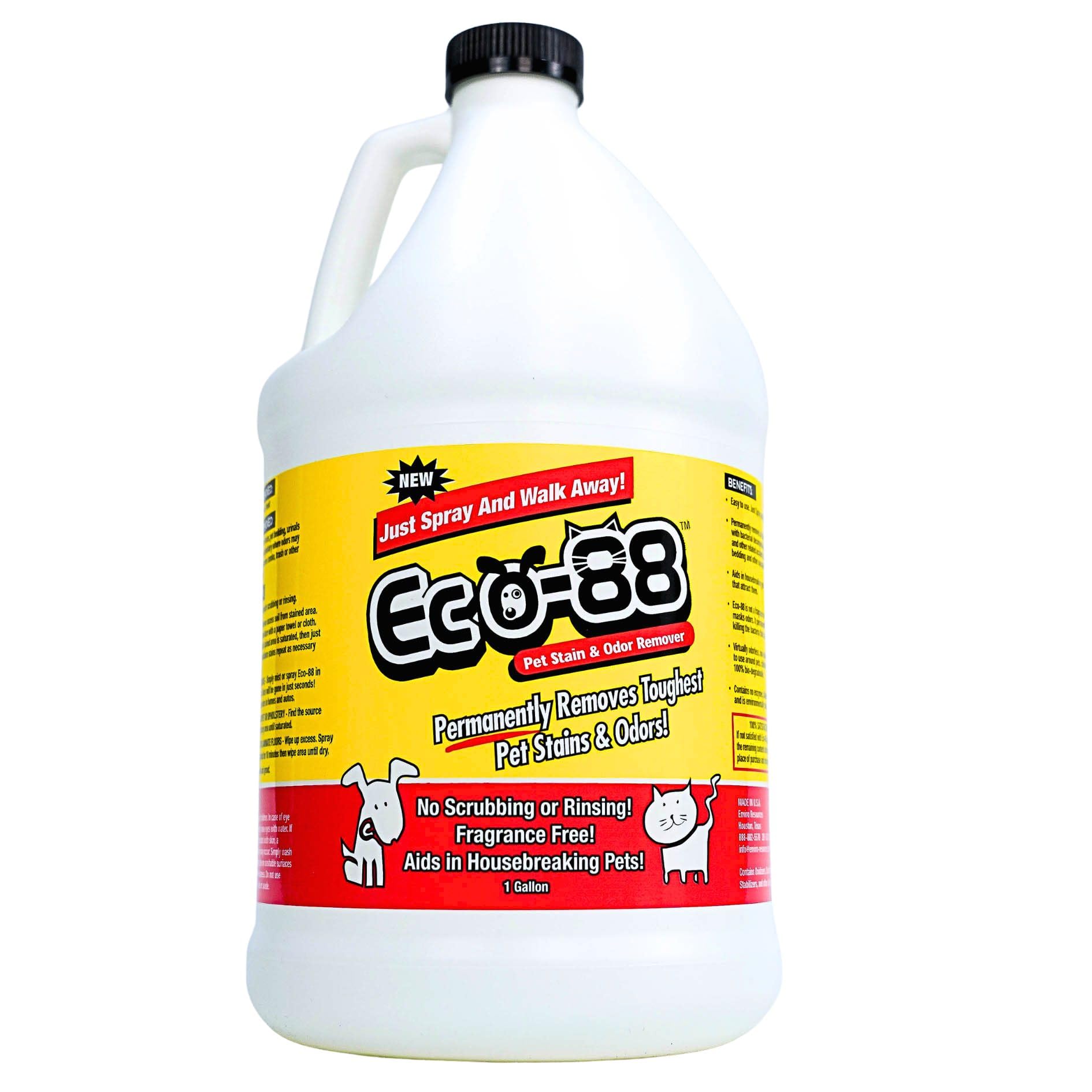 Eco-88 Pet Stain & Odor Remover - One Gallon Refill