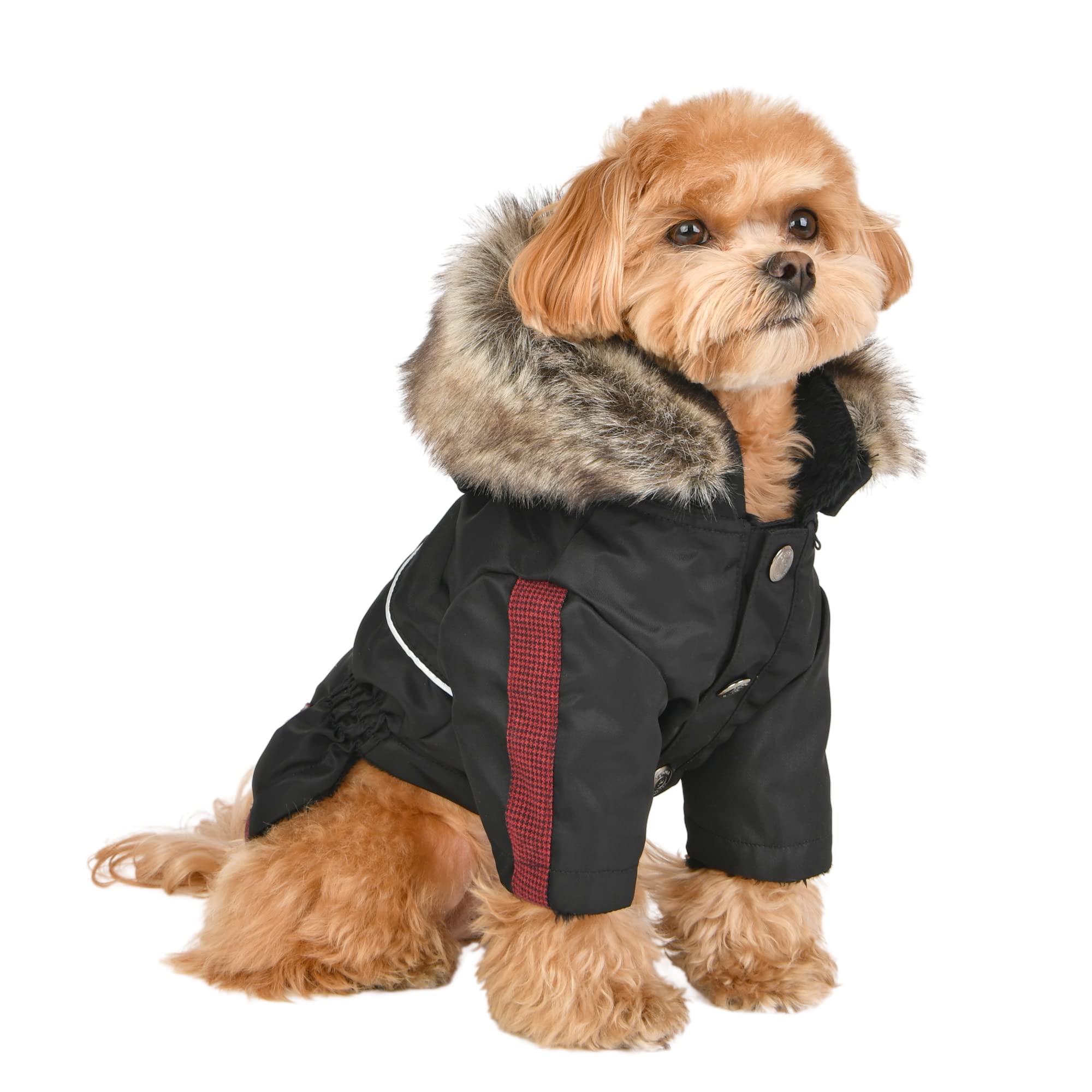 Puppia Brock Winter Jumper - Black - S