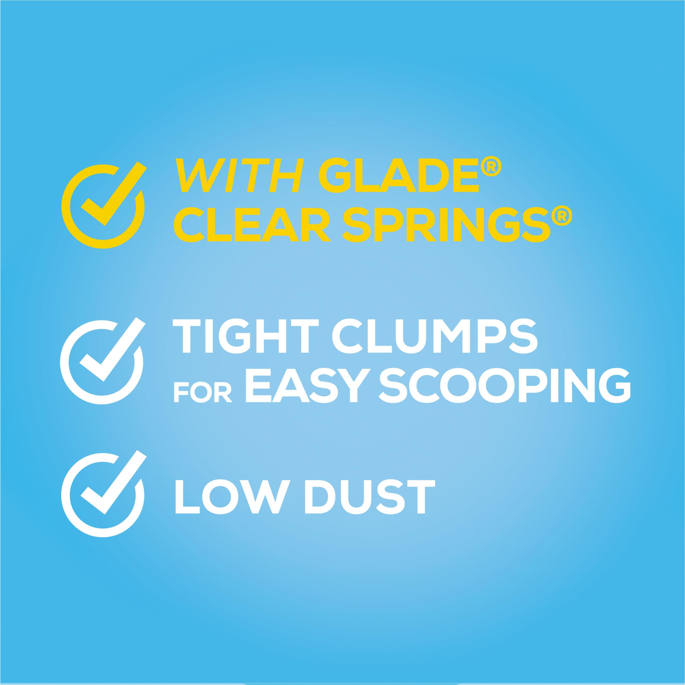 Purina Tidy Cats Clumping Multi Cat Litter, Glade Clear Springs - 16 Lb. Bag