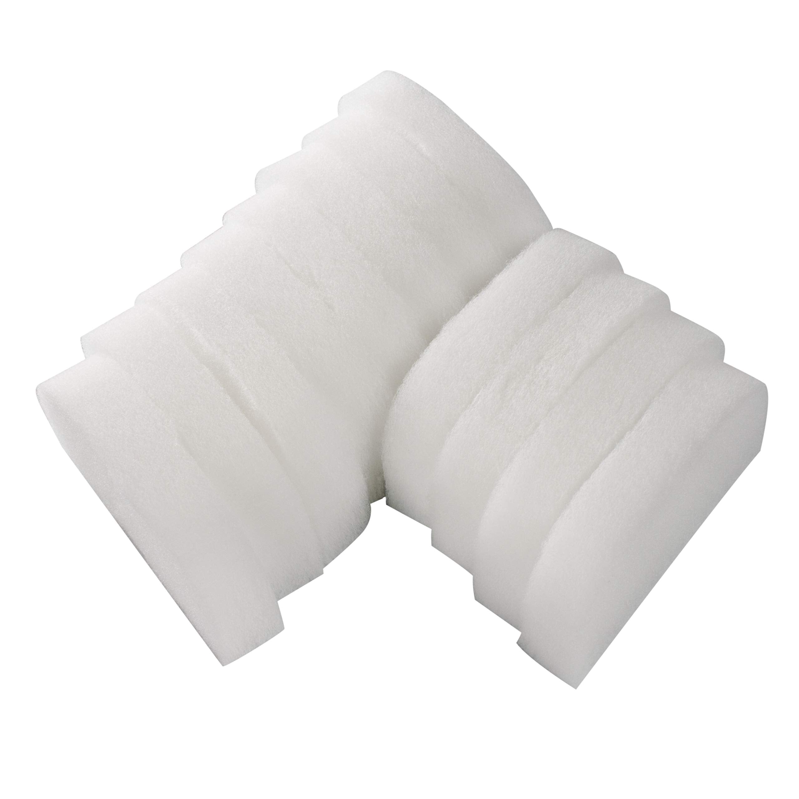 LTWHOME Compatible Polishing Filter Pads Fit for Fluval 104 105 106 204 205 26(Pack of 12)