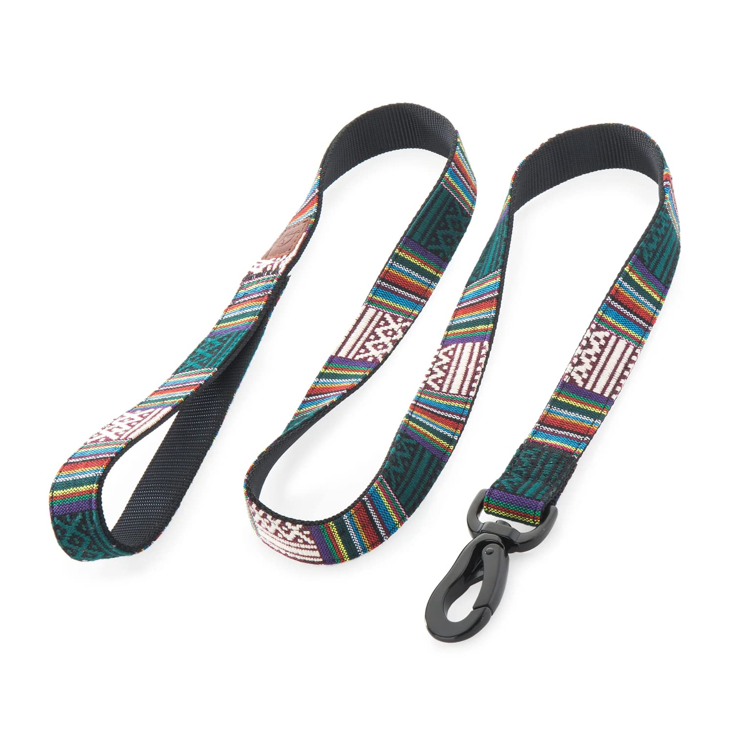 Embark Urban Dog Leashes - Colorful, Strong And Sturdy Nylon Dog Leashes For Small Dogs, Dog Leashes Medium Dogs And Dog Leashes Large Breed Dogs, Heavy Duty Dog Leash (Mayan, 4 Ft Dog Leash)