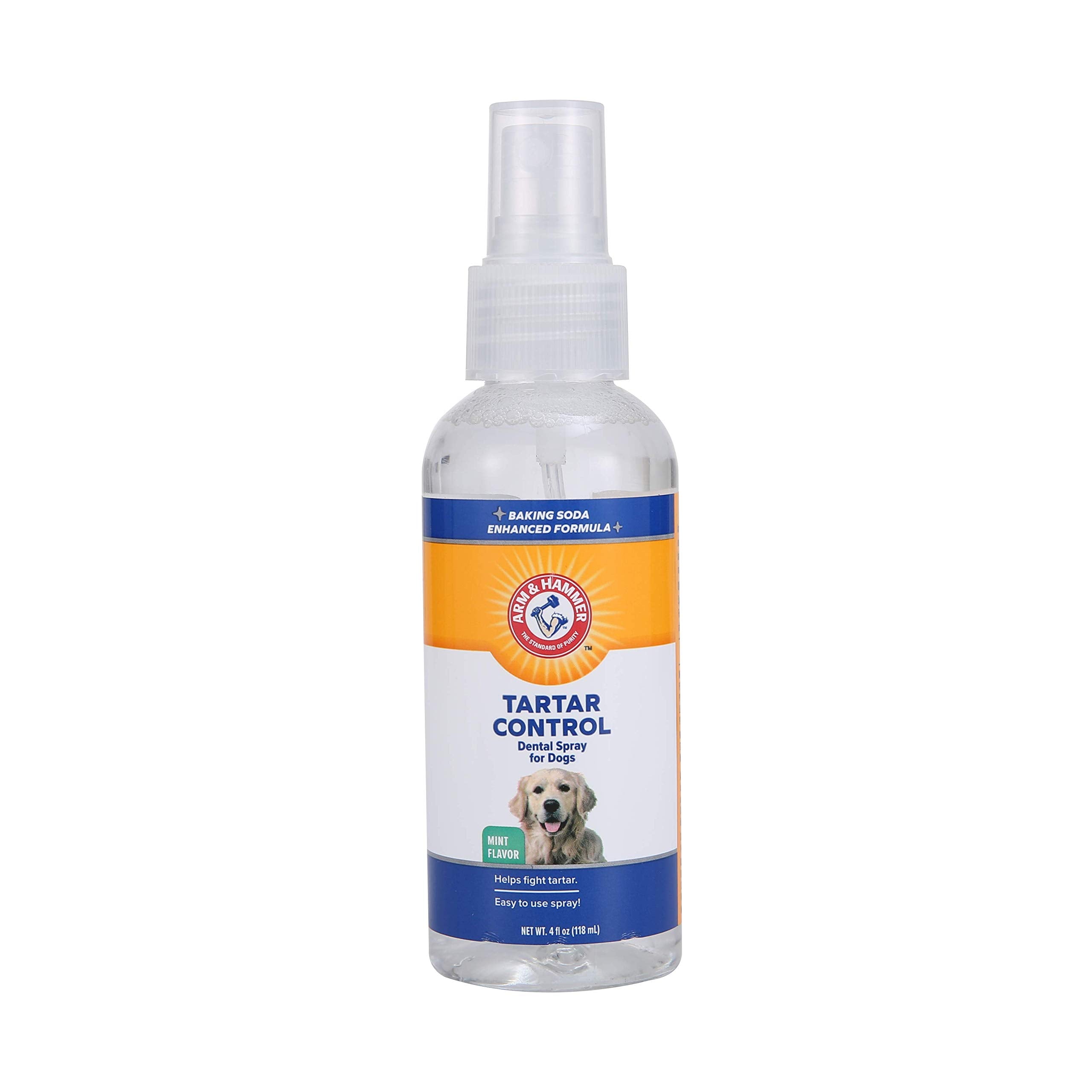 Arm & Hammer for Pets Tartar Control Dental Spray for Dogs | Dog Dental Spray Reduces Plaque & Tartar Buildup Without Brushing |