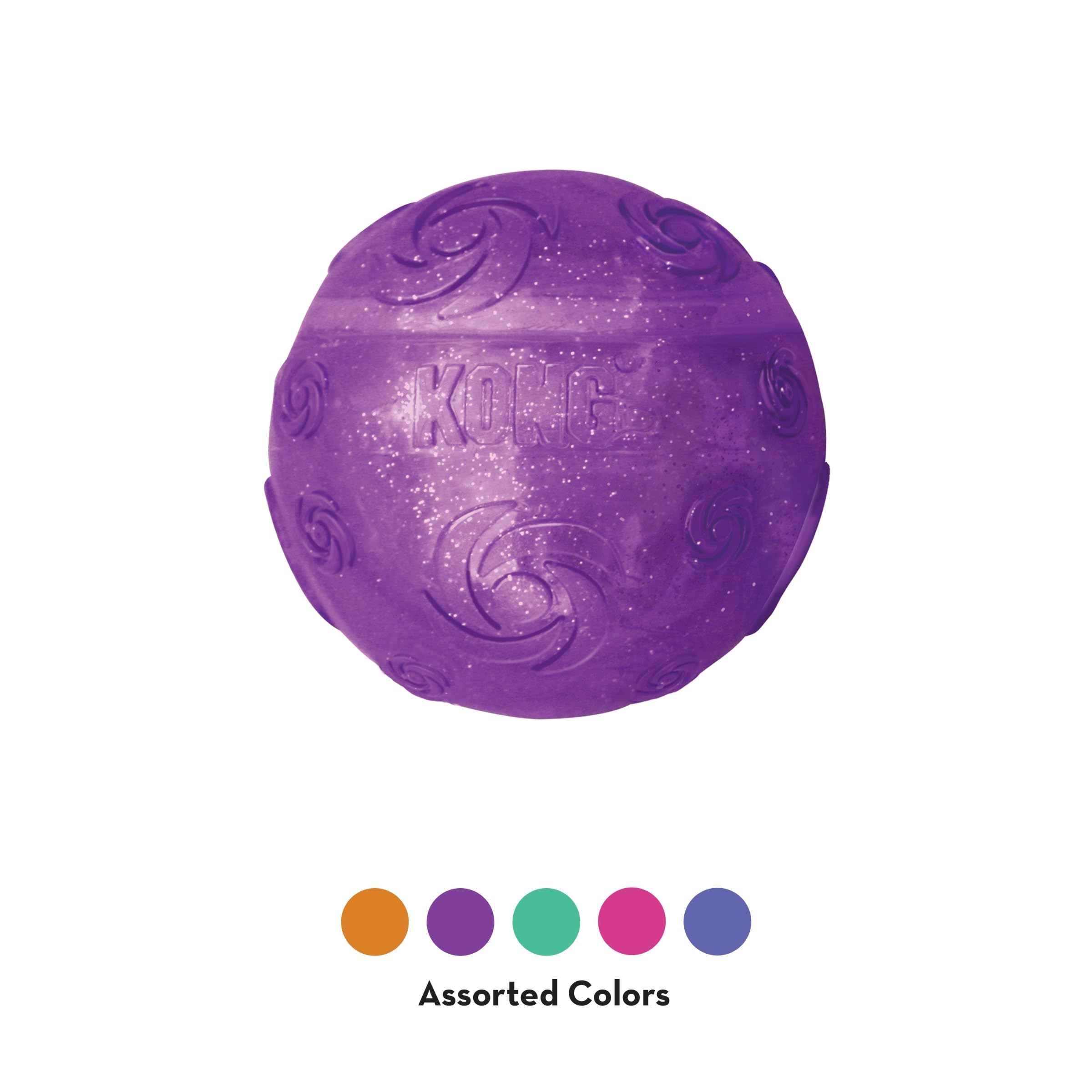 Kong Squeezz Crackle Ball Assorted Lg