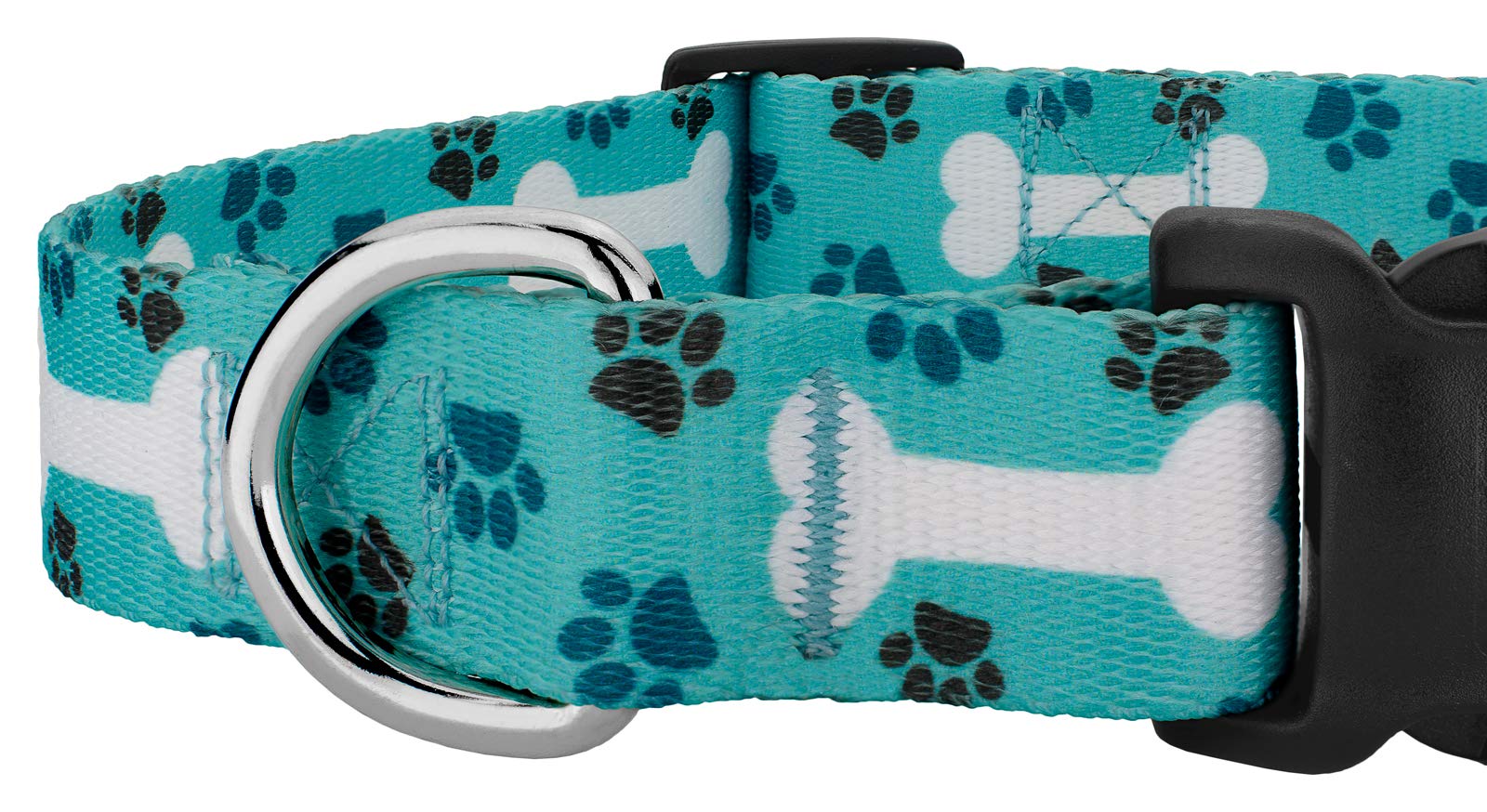 Country Brook Design - Oh My Dog Deluxe Dog Collar - Made In The U.S.A. - Dog'S Life Collection Featuring Playful Designs (1/2 I