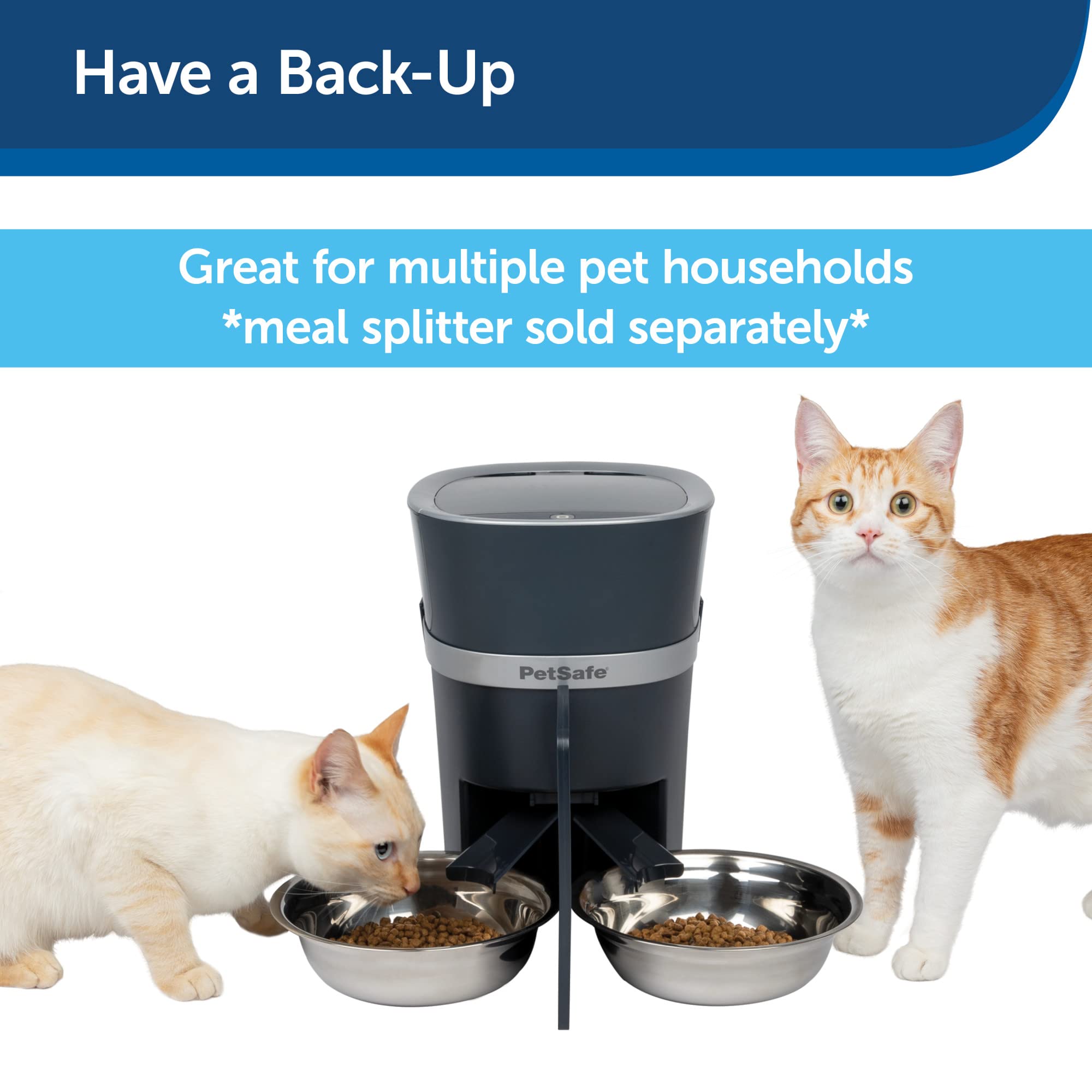 Petsafe Stainless Steel Dog And Cat Bowl, Grey, 5 Cup