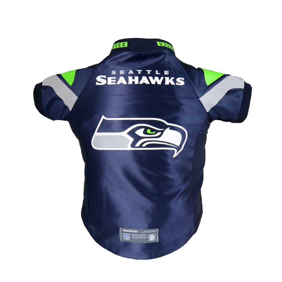 Littlearth Unisex-Adult Nfl Seattle Seahawks Premium Pet Jersey, Team Color, X-Large