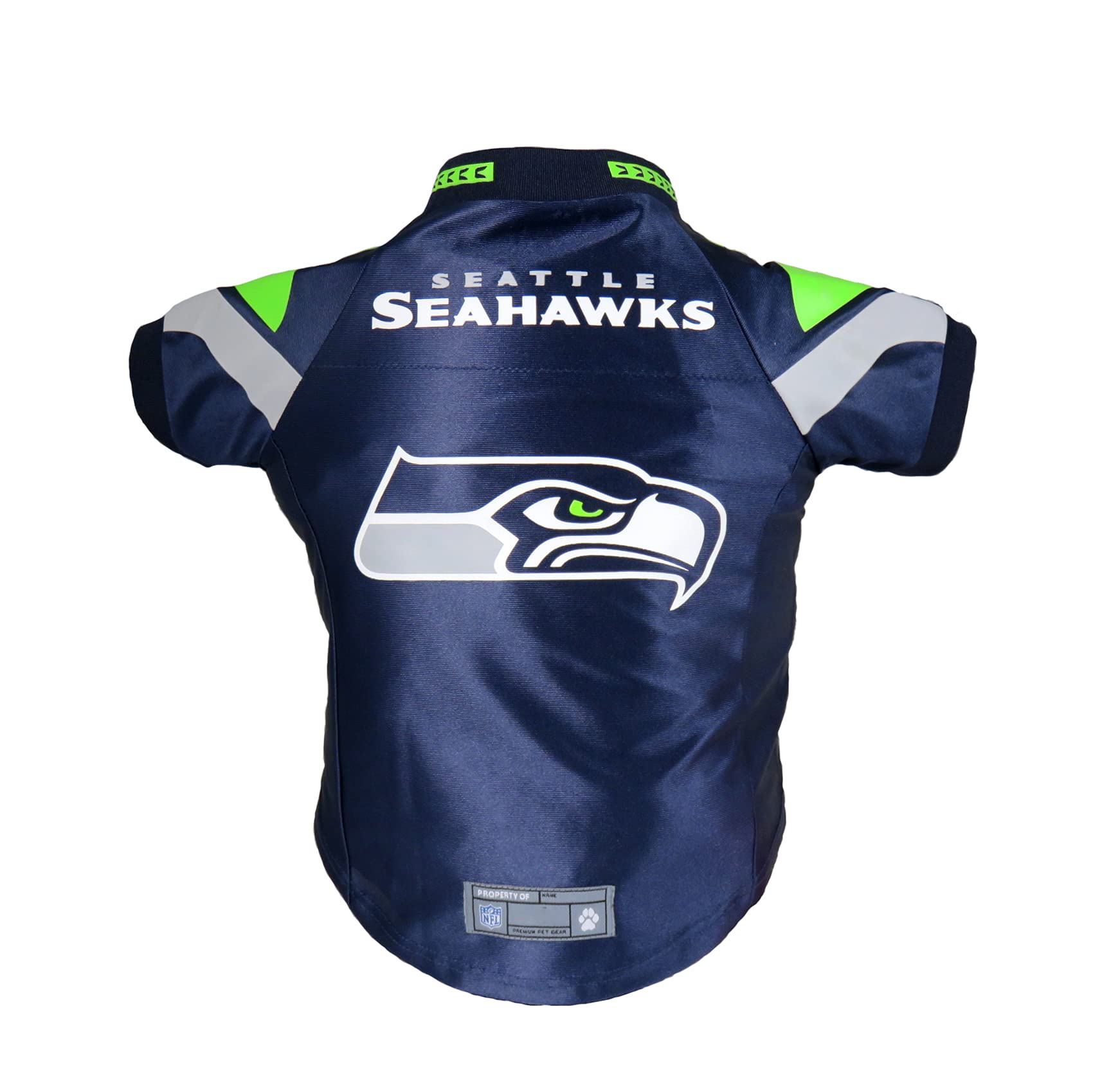 Littlearth Unisex-Adult Nfl Seattle Seahawks Premium Pet Jersey, Team Color, Medium